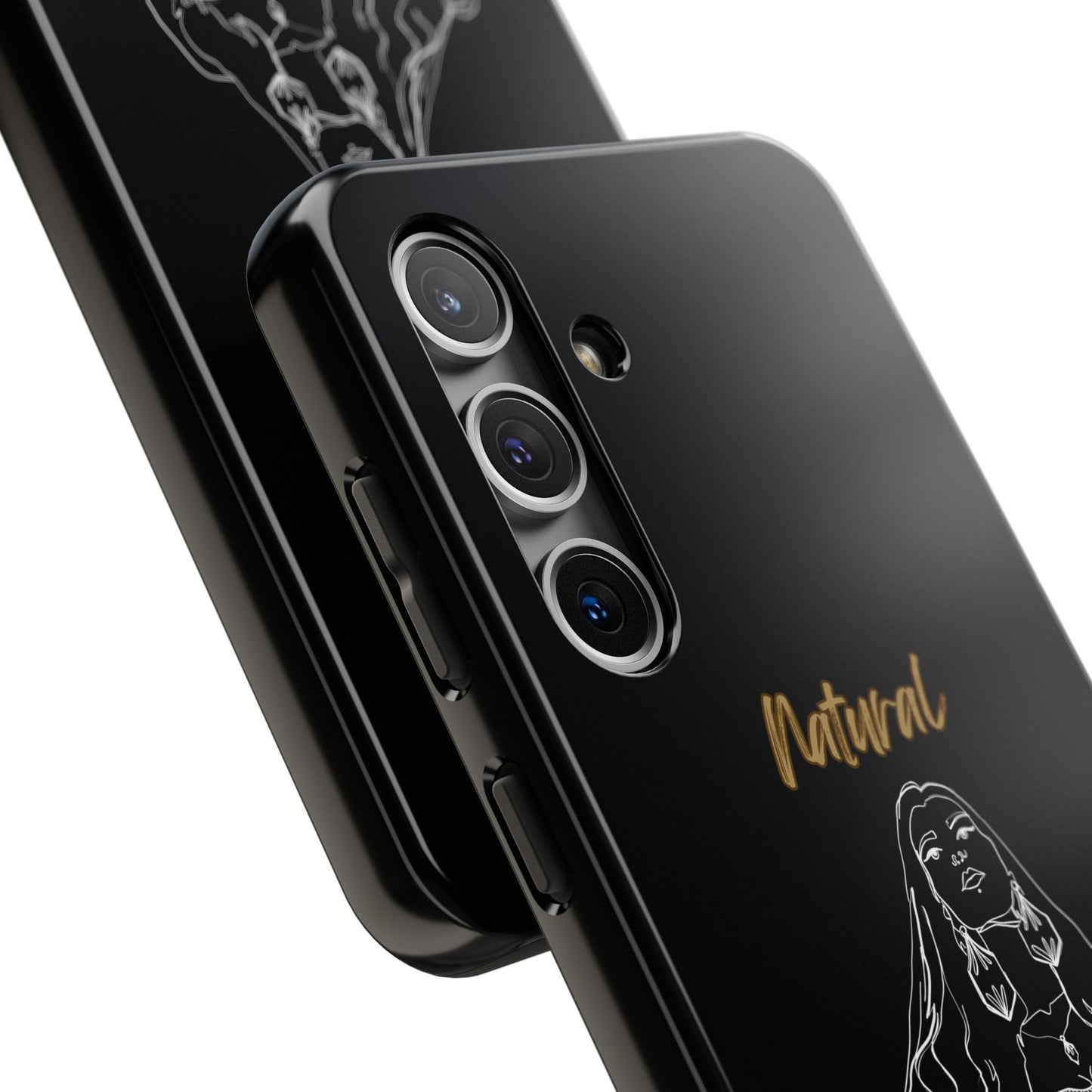 Natural Woman Thinking (WL)Tough Phone Cases BLACK