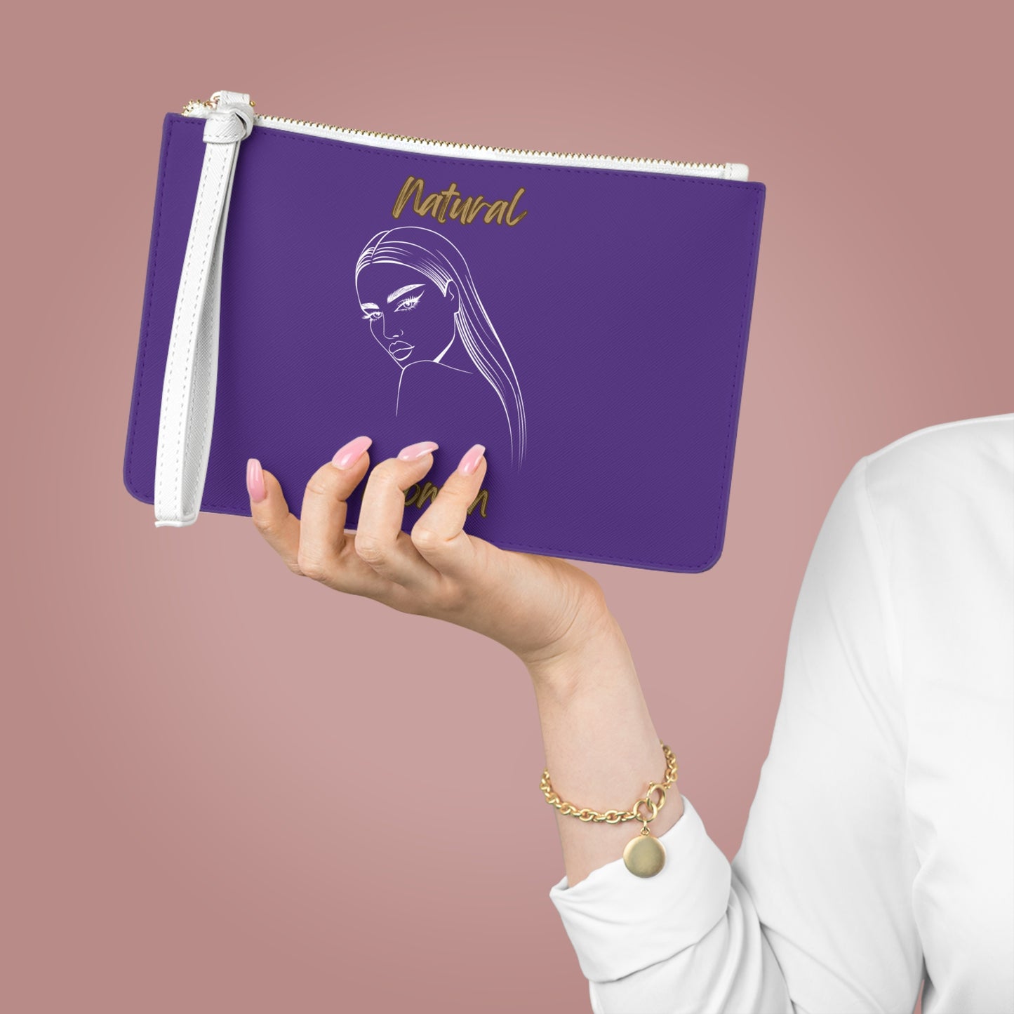 Natural Woman The Stare (WL) Clutch Bag PURPLE