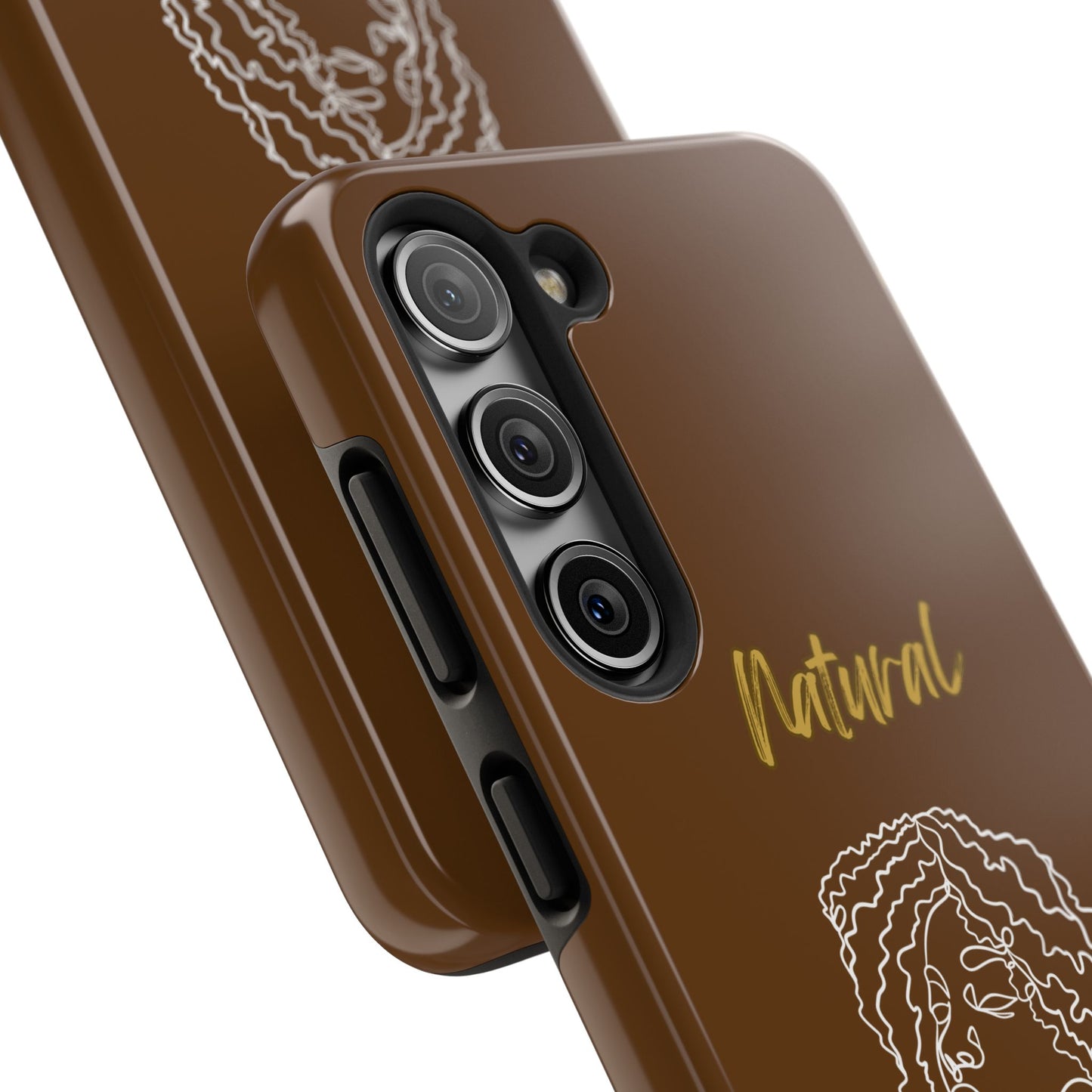 Natural Woman Naturally Me (WL)Tough Phone Cases BROWN