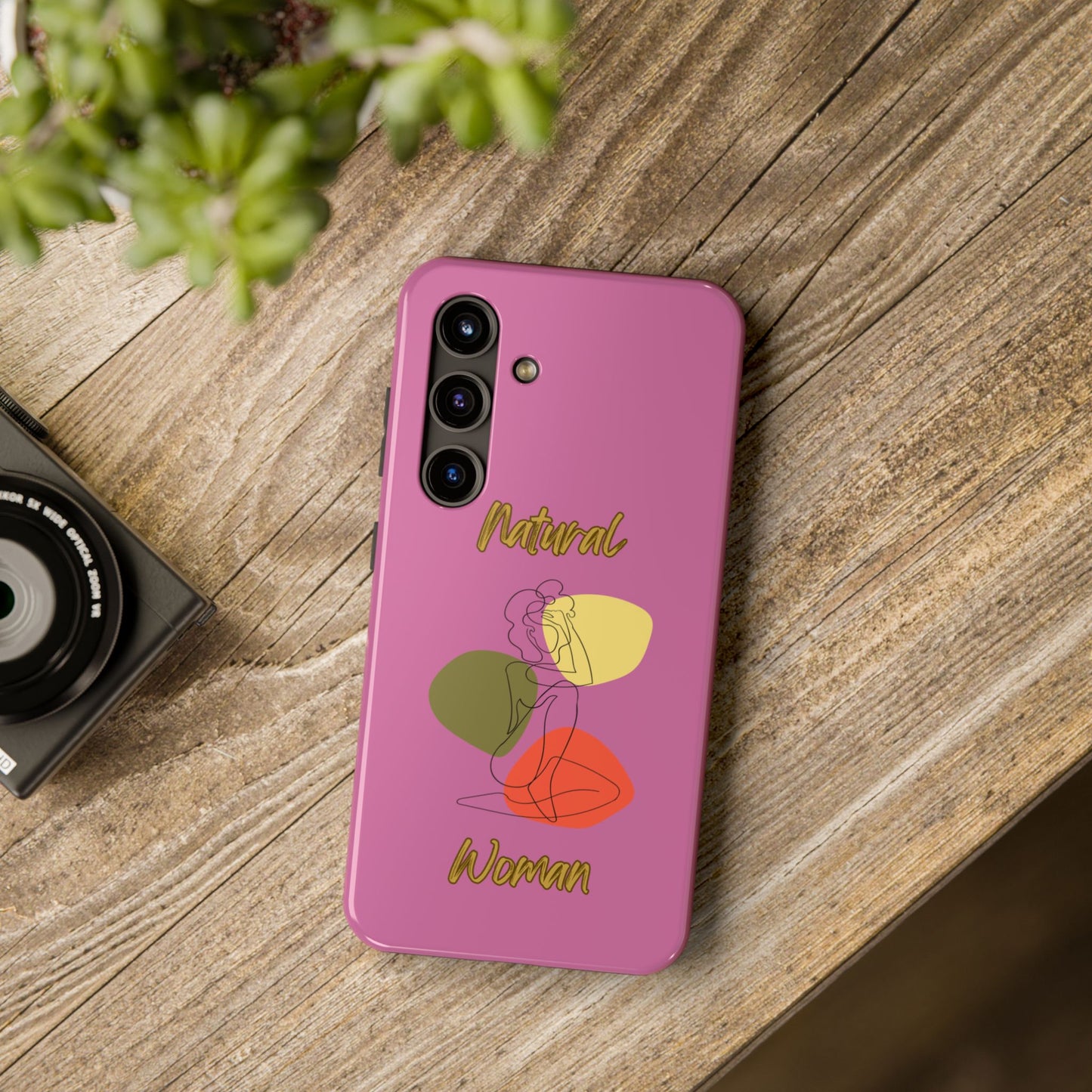 Natural Woman Colorful Pose (BL)Tough Phone Cases LIGHT PINK
