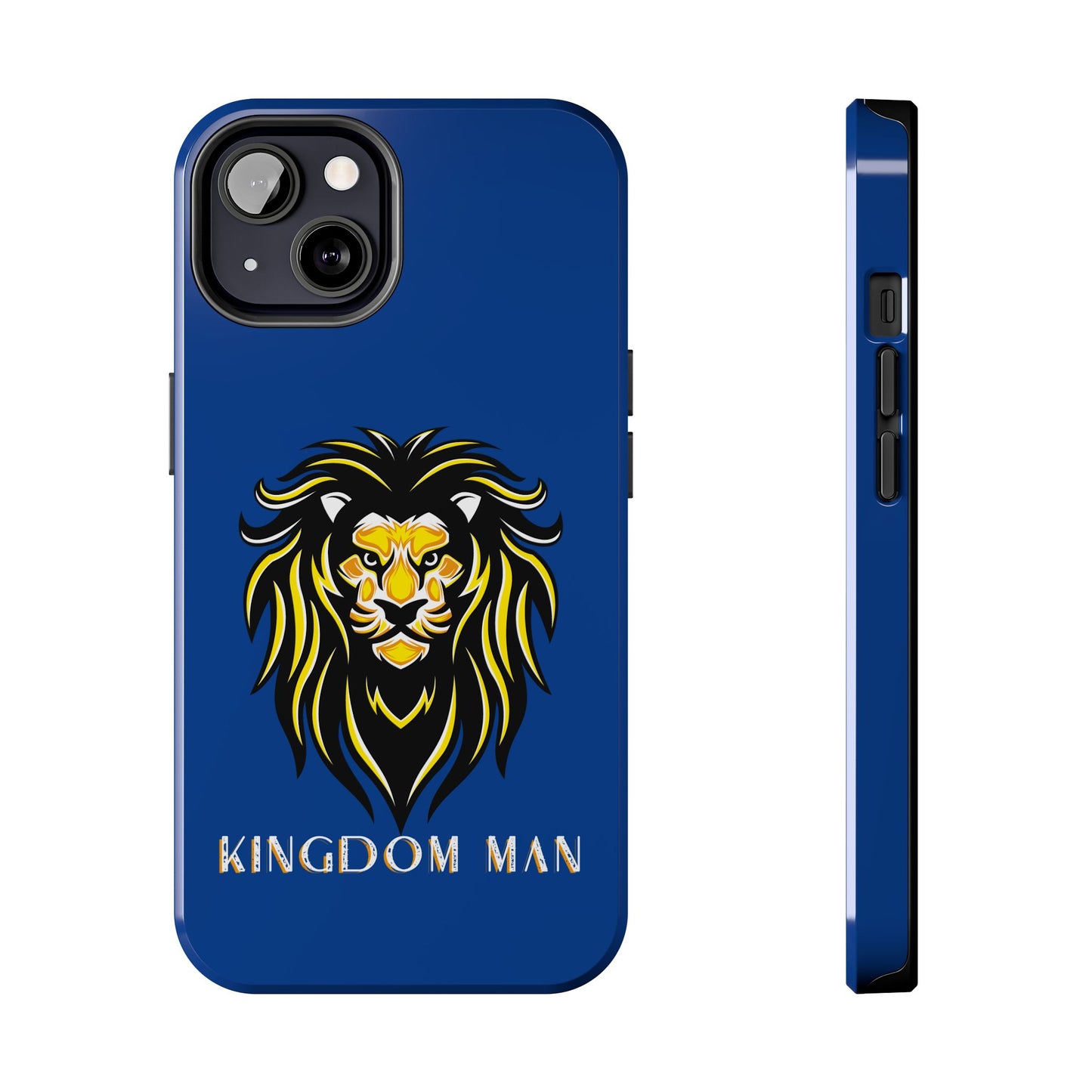 Kingdom Man (White-Gold Label) Tough Phone Case DARK BLUE