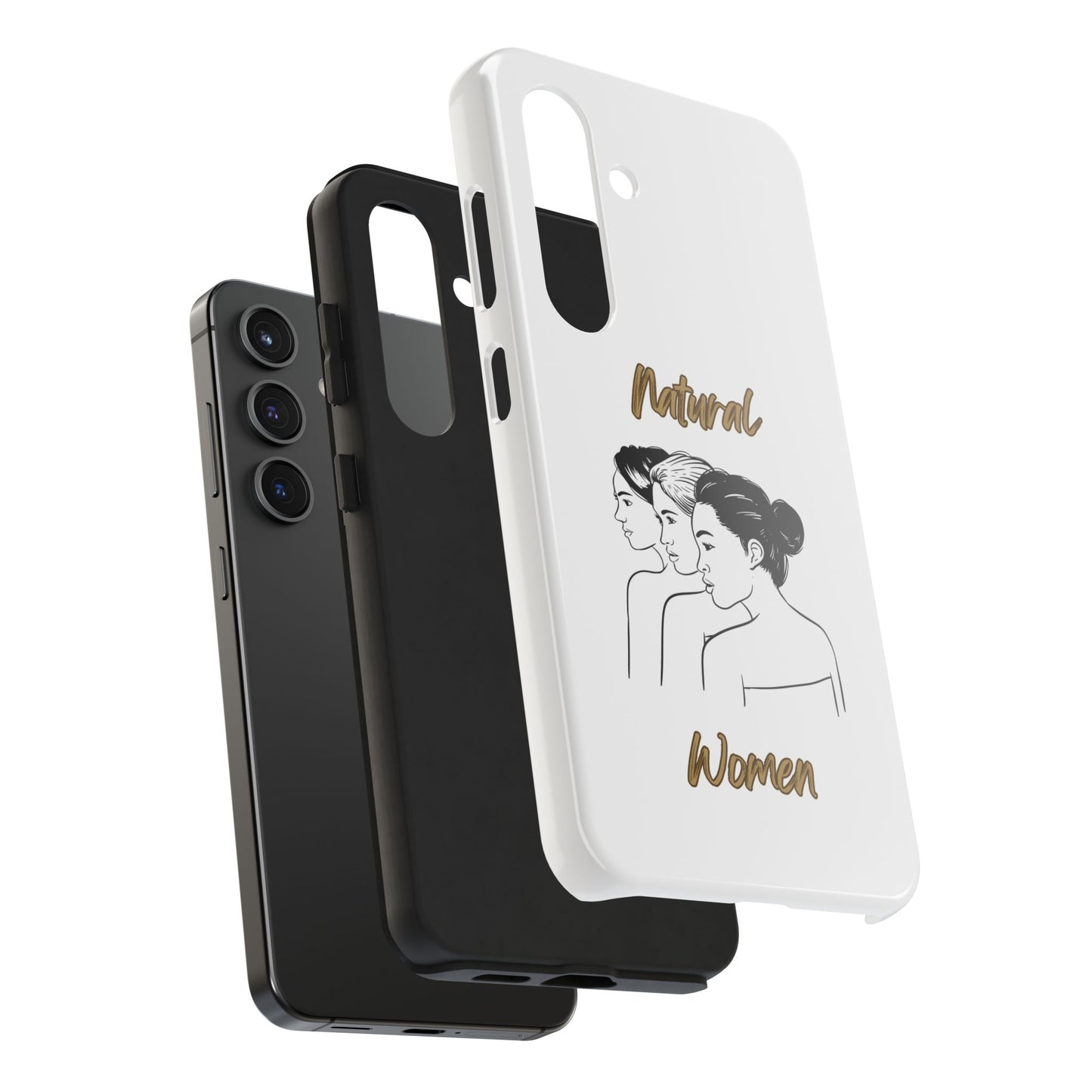 Natural Woman United Friends (BL)Tough Phone Cases WHITE