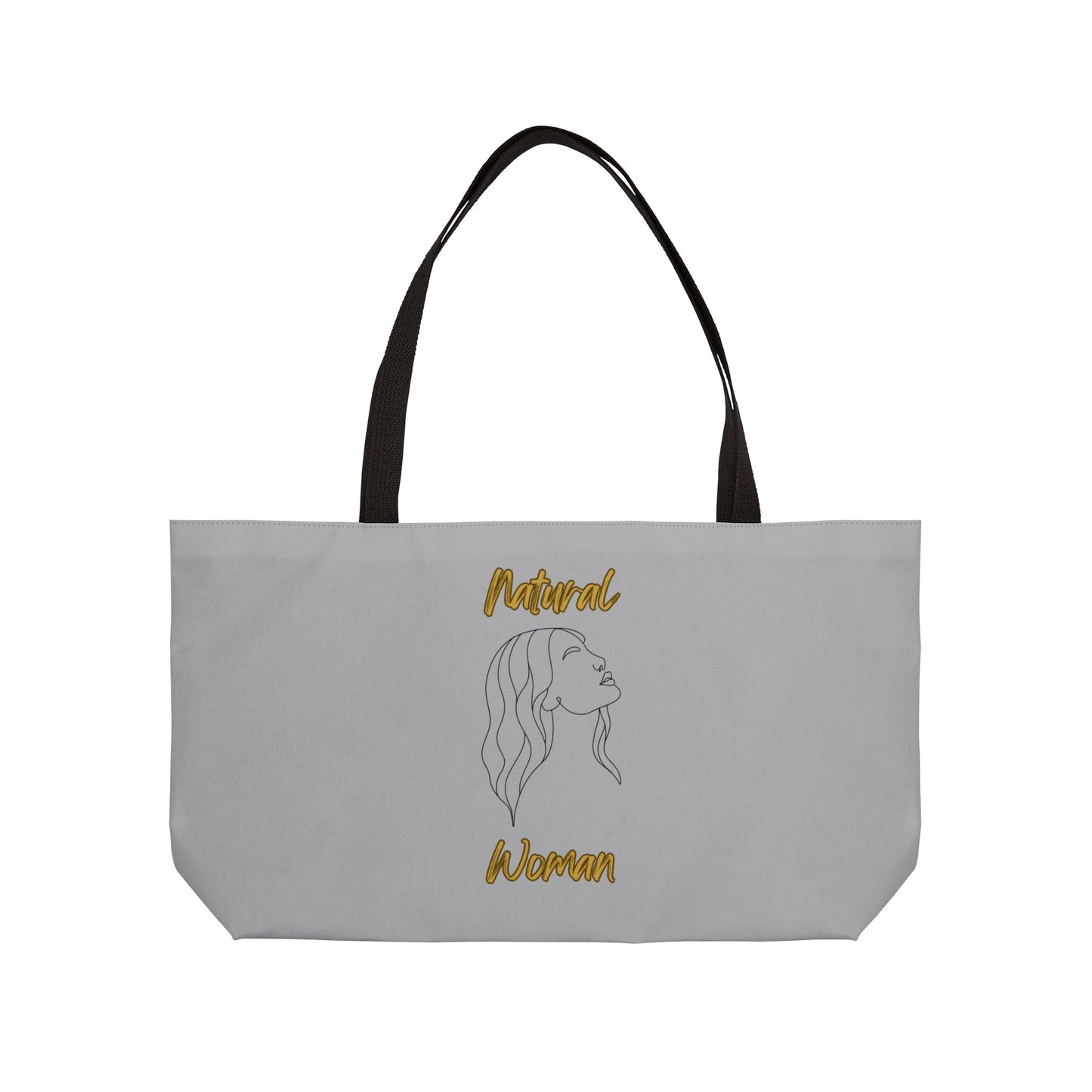 Natural Woman Breeze On Face (BL) Weekender Tote Bag LIGHT GREY