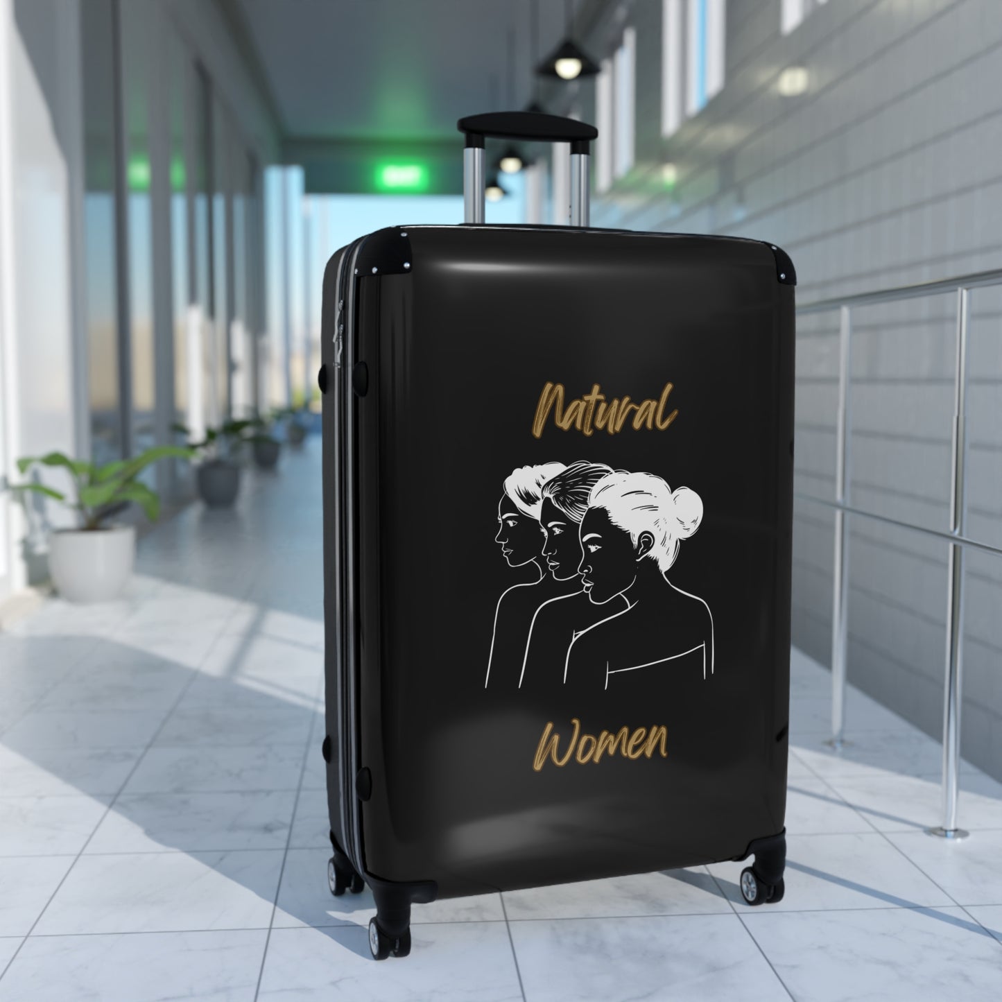 Natural Woman United Friends (WL) Suitcase BLACK