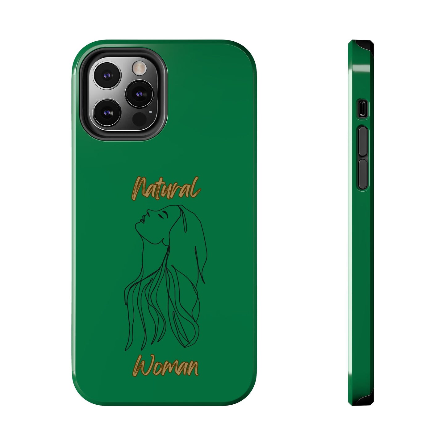 Natural Woman Appreciation (BL) Tough Phone Cases DARK GREEN