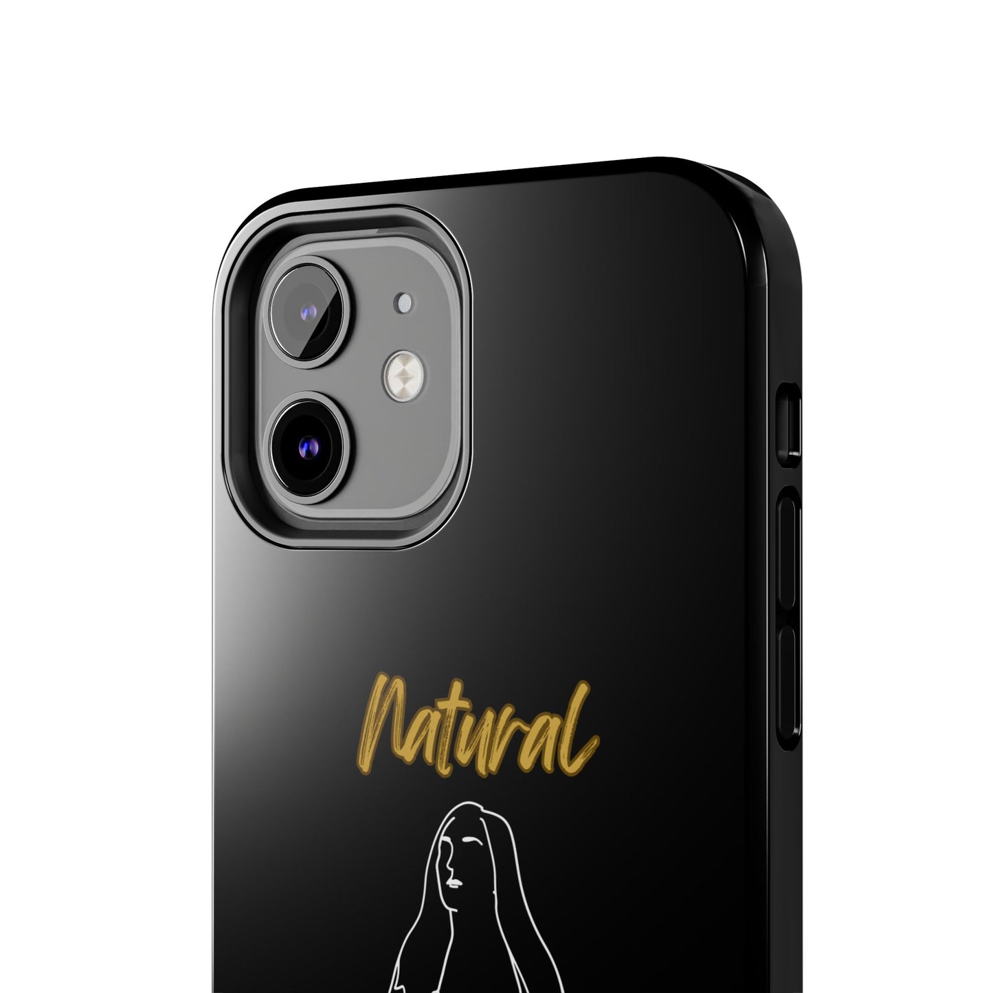 Natural Woman Full Beauty (WL)Tough Phone Cases BLACK