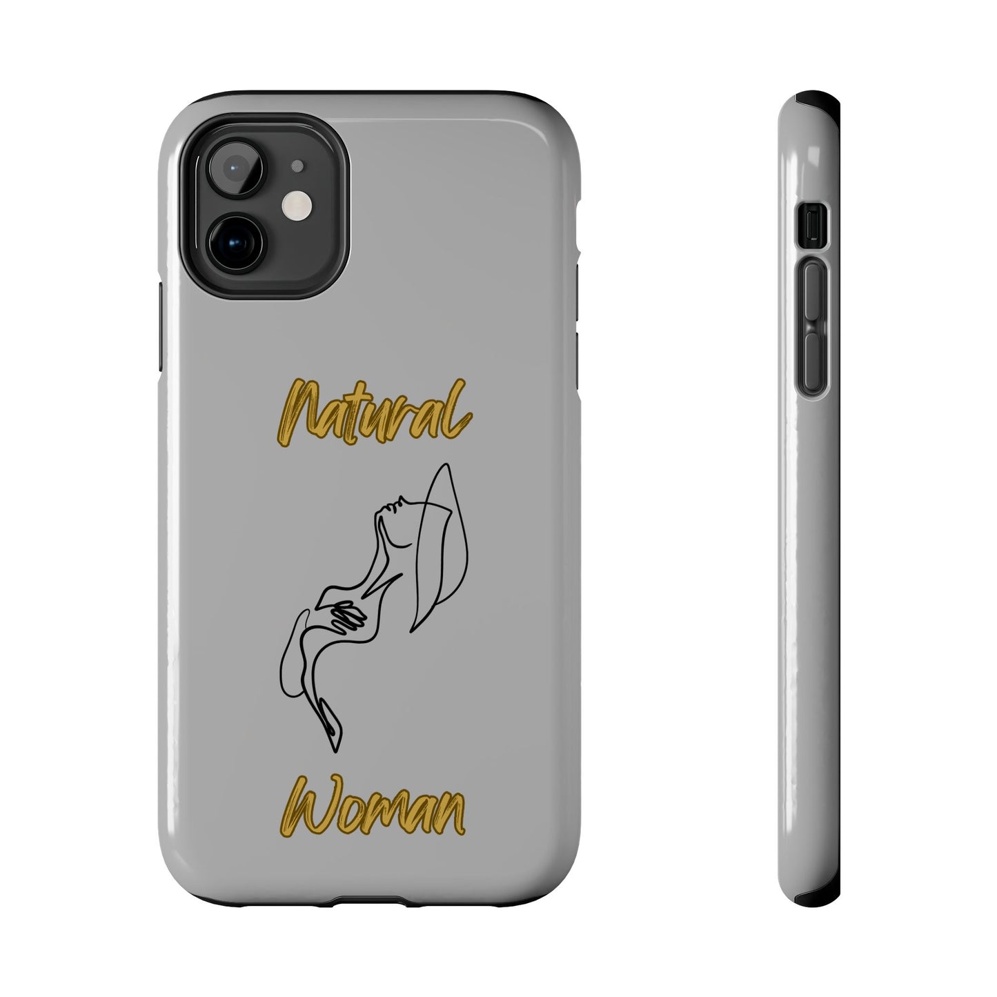 Natural Woman Free (BL)Tough Phone Cases LIGHT GREY