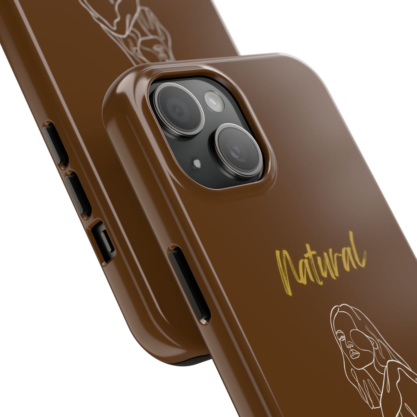 Natural Woman Care Free (WL)Tough Phone Cases BROWN