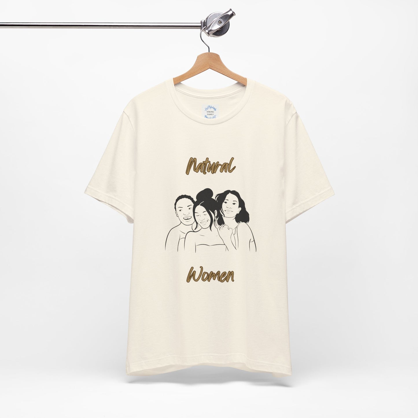 Natural Woman Laughing Friends (BL) Short Sleeve T-Shirt