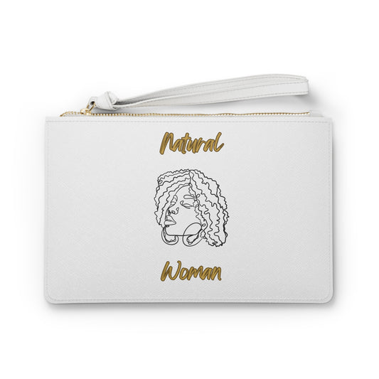 Natural Woman Naturally Me (BL) Clutch Bag WHITE