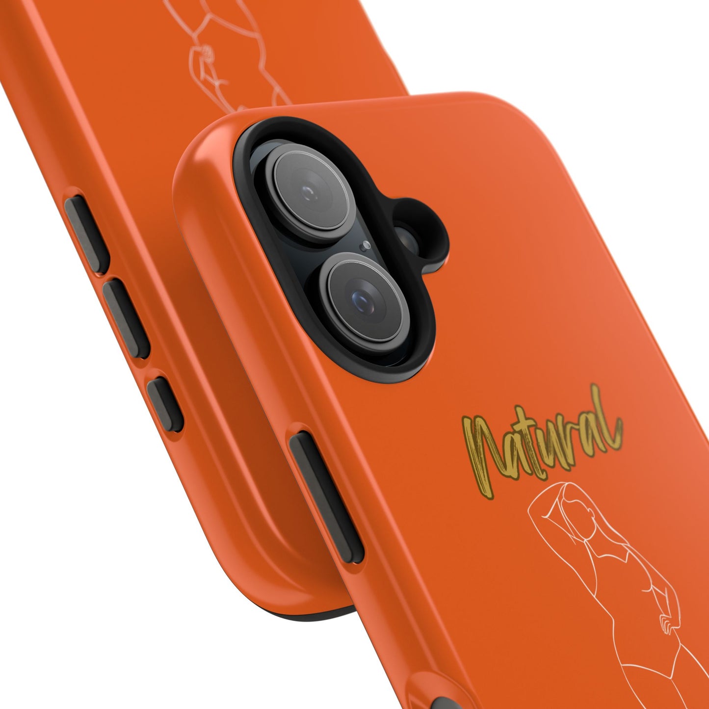 Natural Woman Looking Good (WL)Tough Phone Cases ORANGE