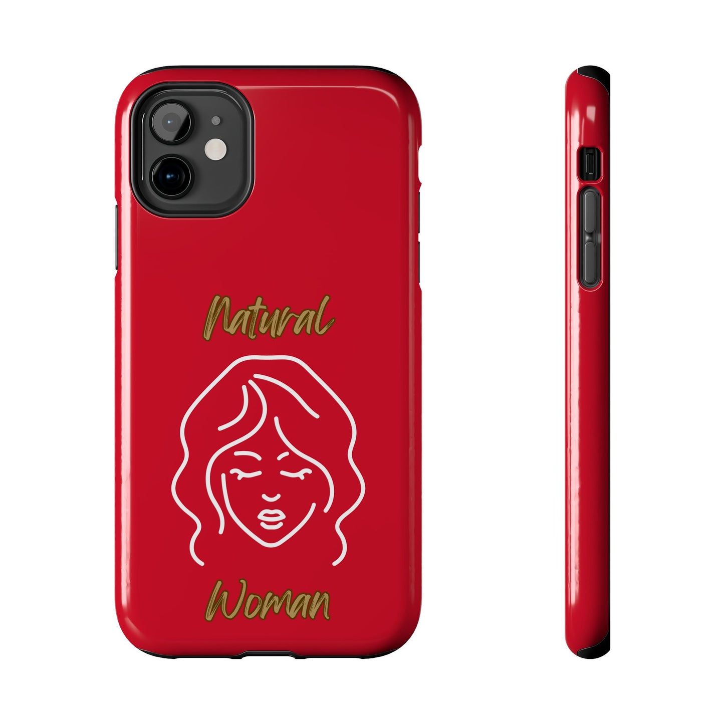 Natural Woman Modest (WL)Tough Phone Cases DARK RED