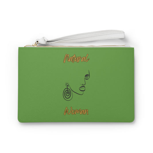 Natural Woman Music In My Soul (BL) Clutch Bag GREEN