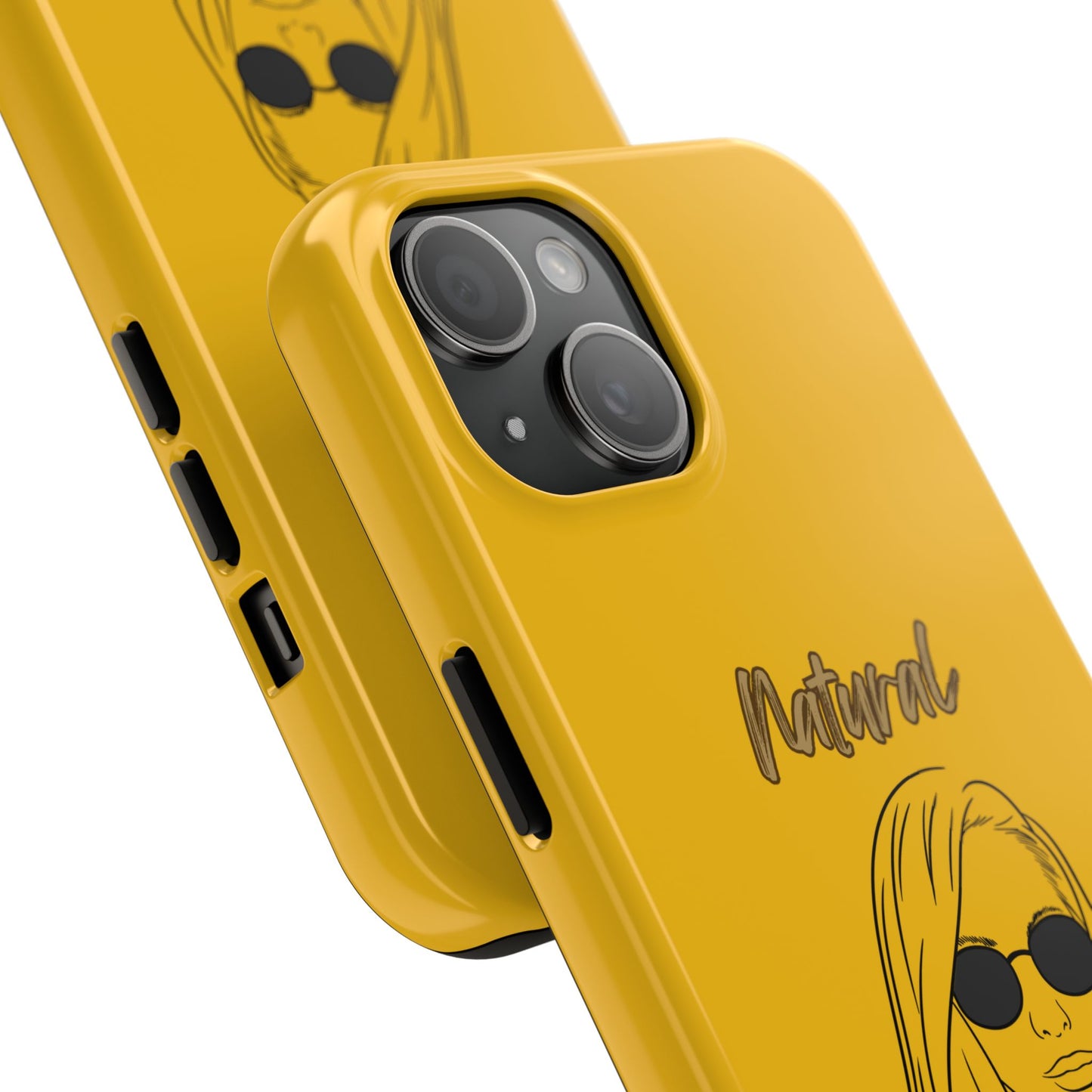 Natural Woman Shades (BL)Tough Phone Cases YELLOW