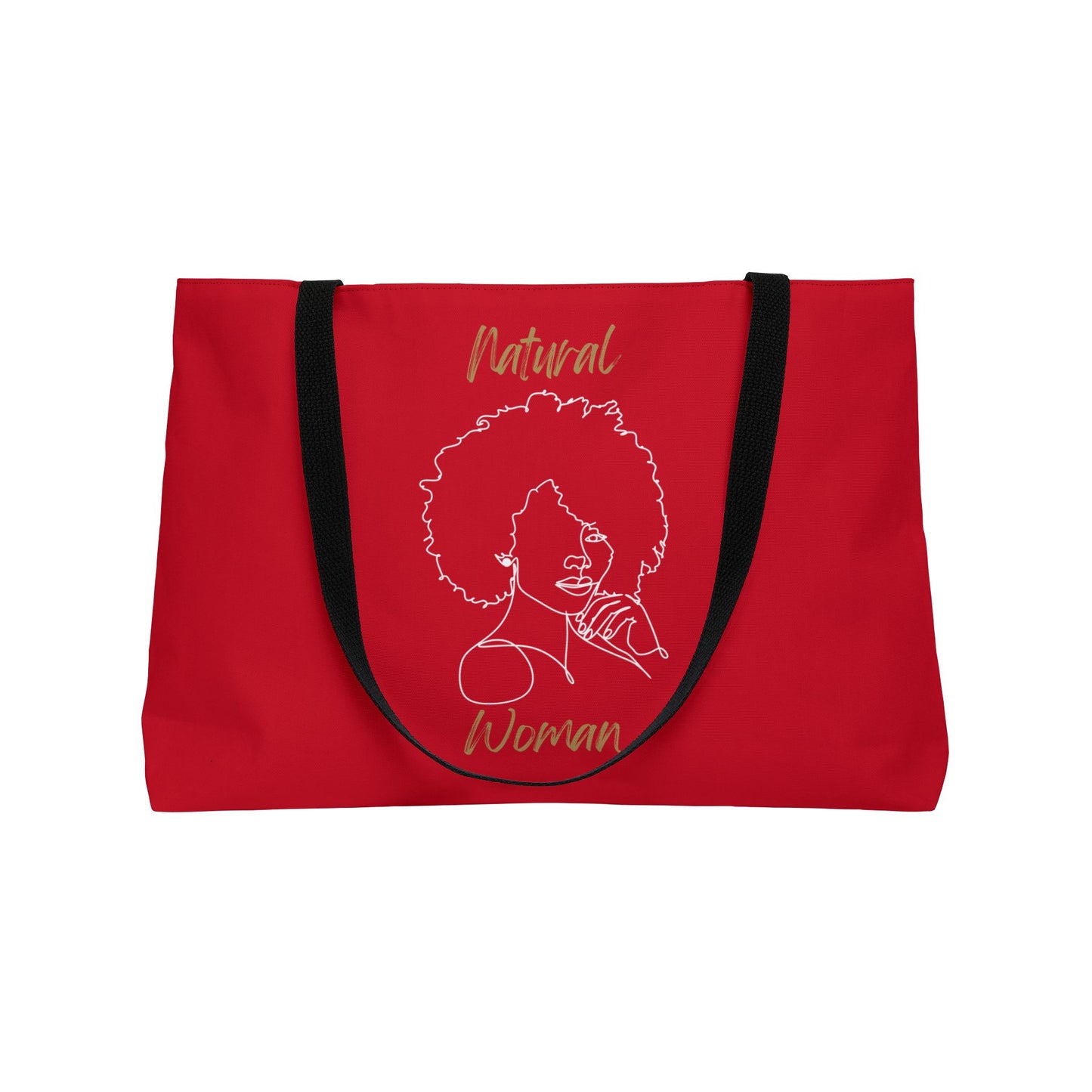Natural Woman The Look (WL) Weekender Tote Bag DARK RED