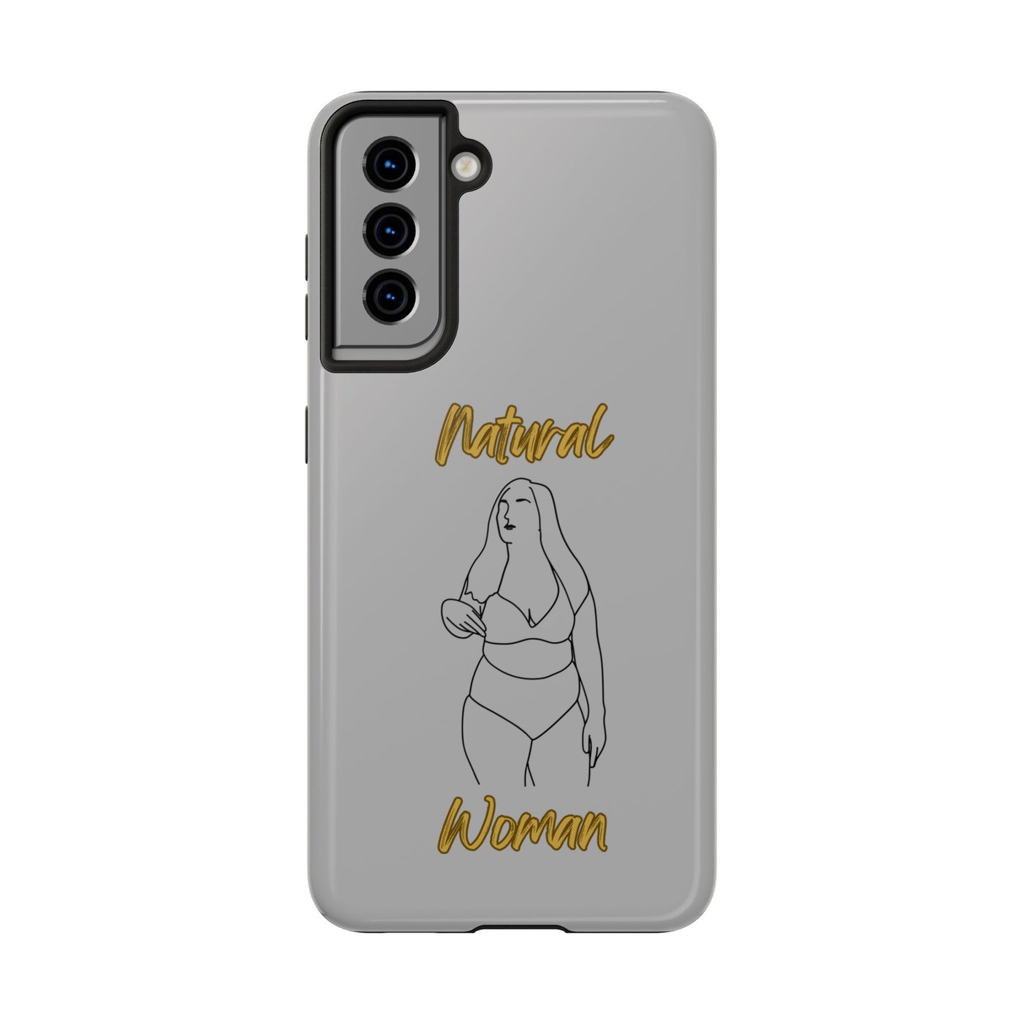 Natural Woman Full Beauty (BL)Tough Phone Cases LIGHT GREY