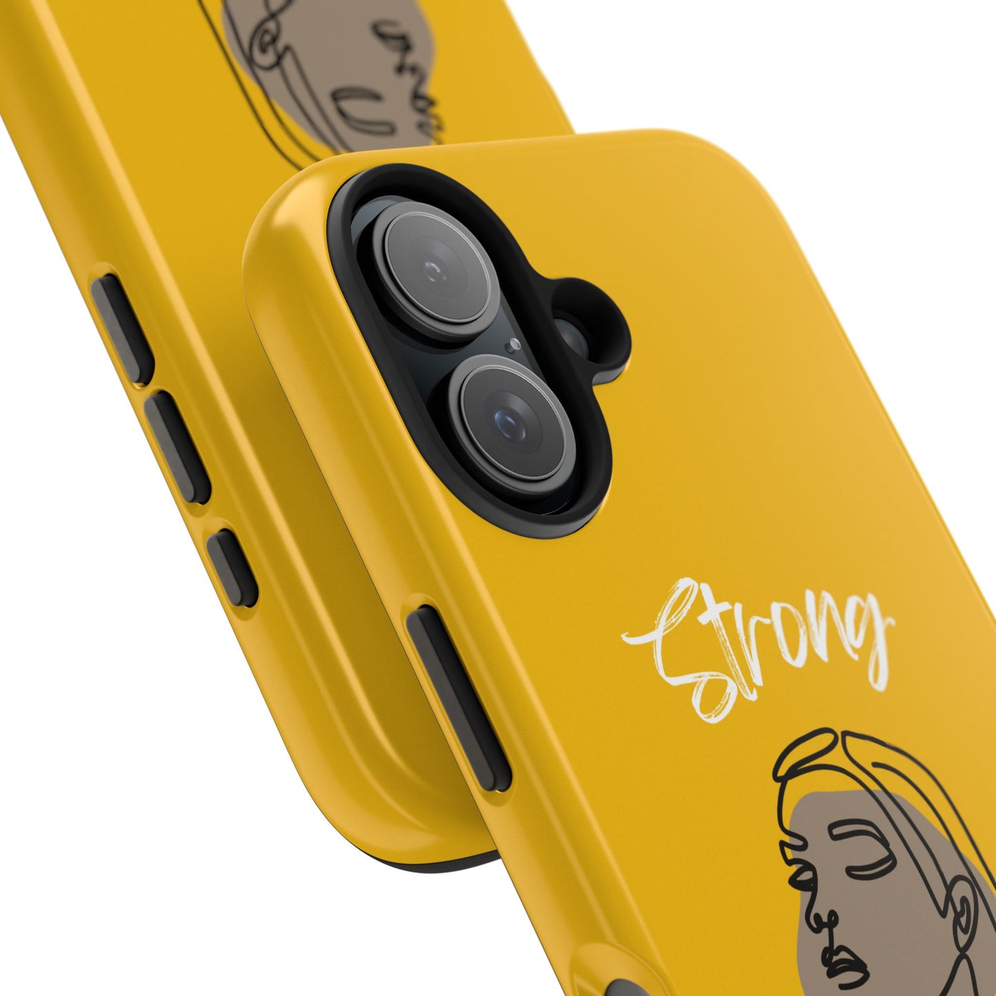 Strong Momma (WL) Tough Phone Cases YELLOW