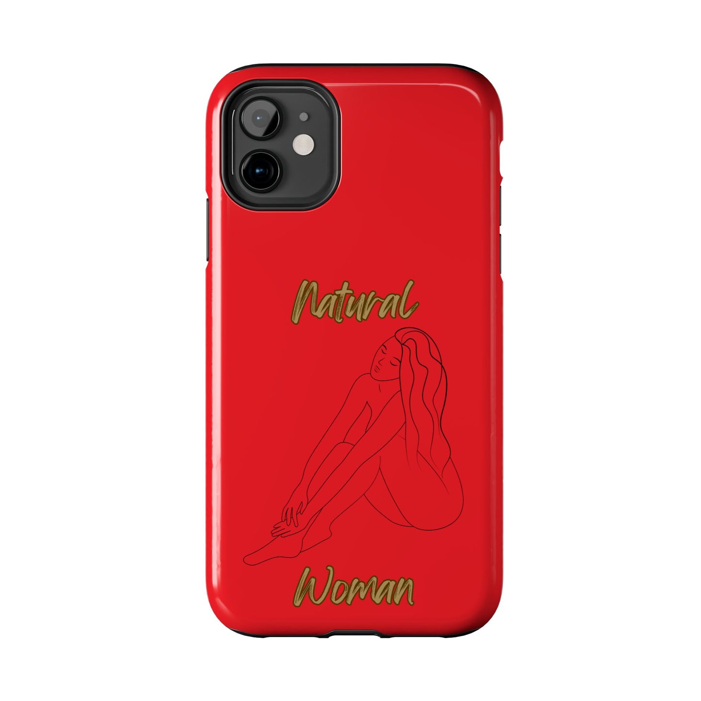 Natural Woman Beauty (BL) Tough Phone Cases RED