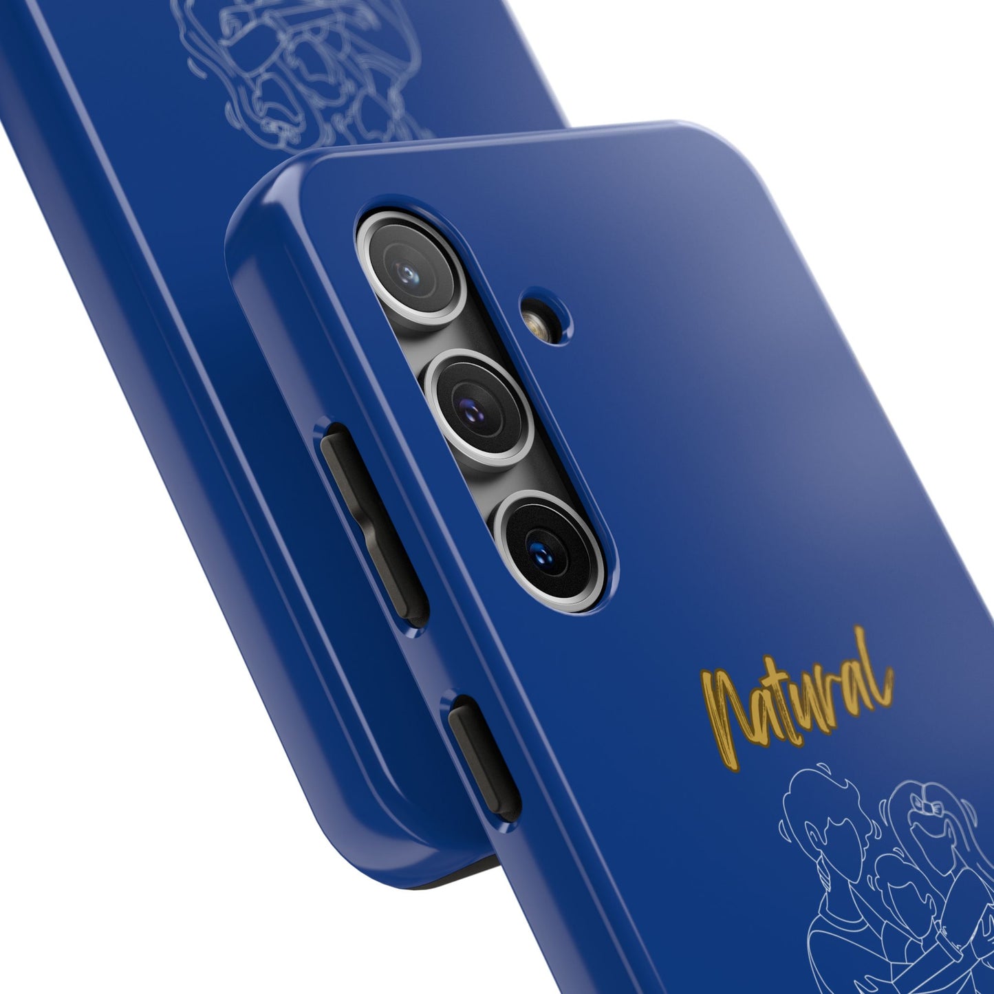 Natural Woman Bear Hugs (WL) Tough Phone Cases DARK BLUE