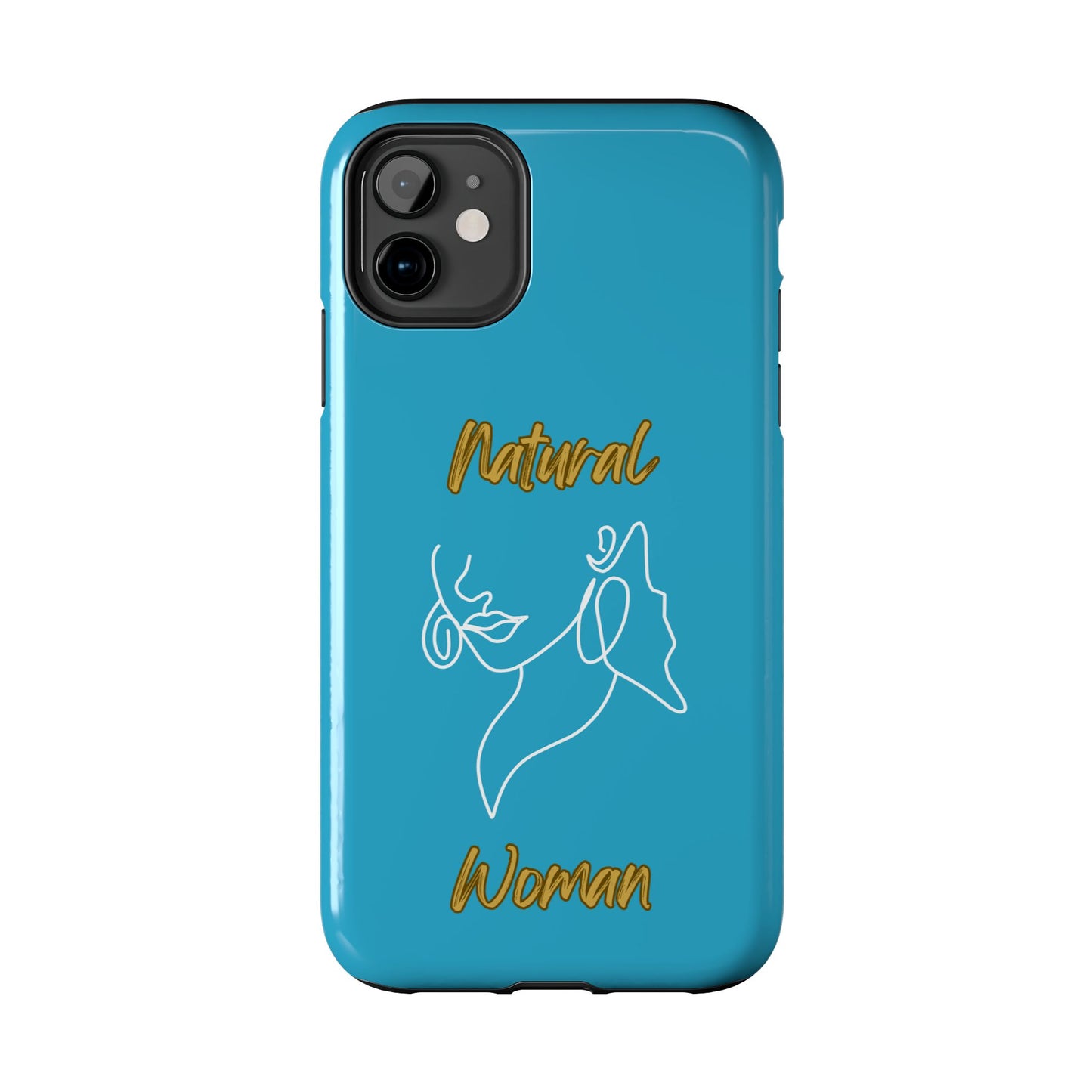 Natural Woman Lips (WL)Tough Phone Cases TURQUOISE