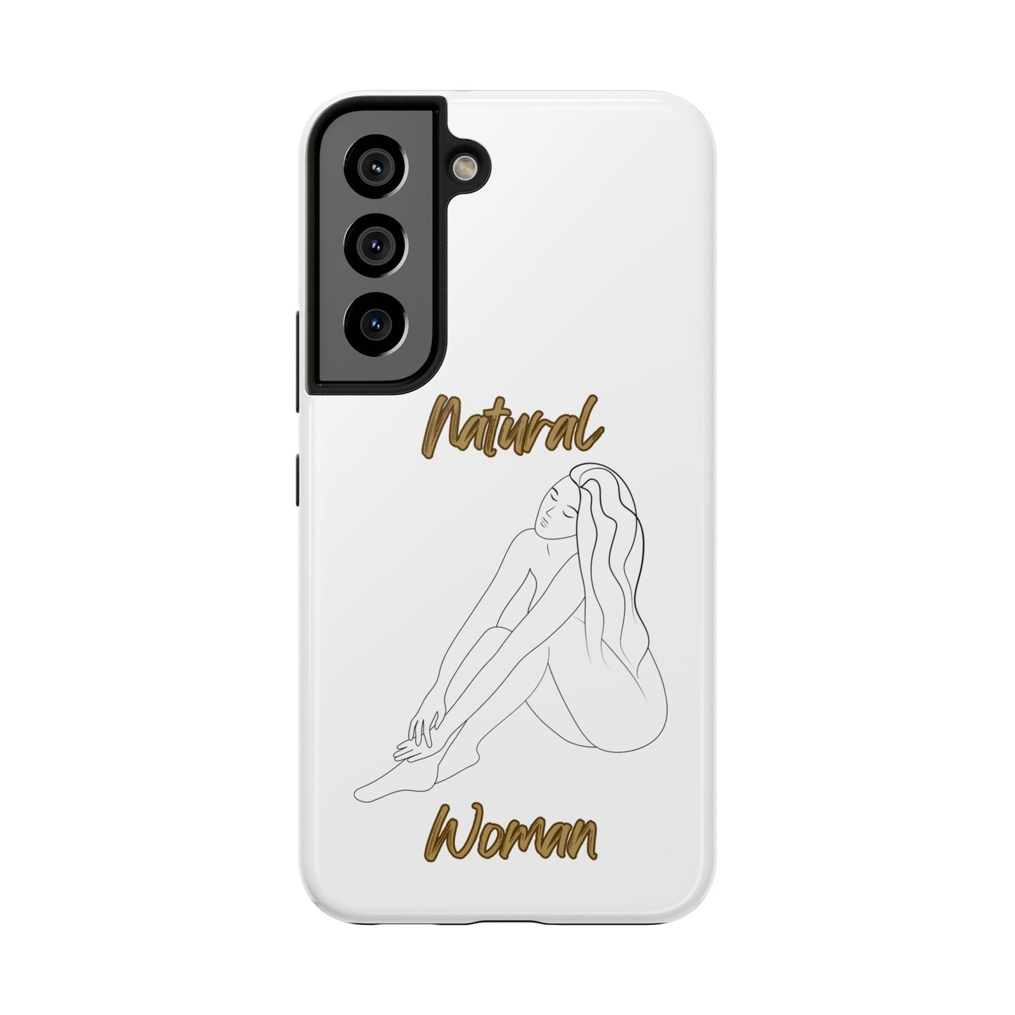 Natural Woman Beauty (BL) Tough Phone Cases WHITE