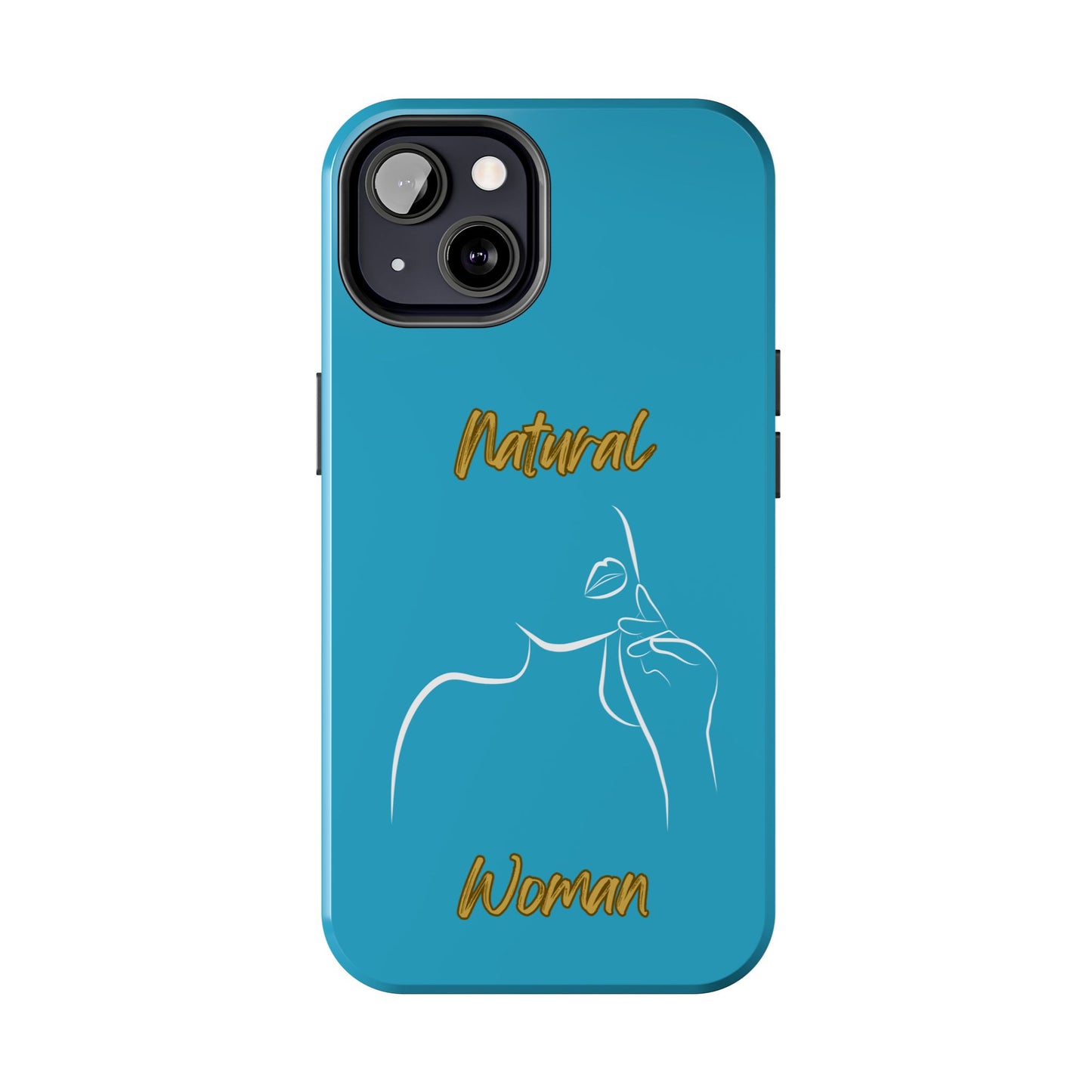 Natural Woman Chin Up (WL)Tough Phone Cases TURQUOISE