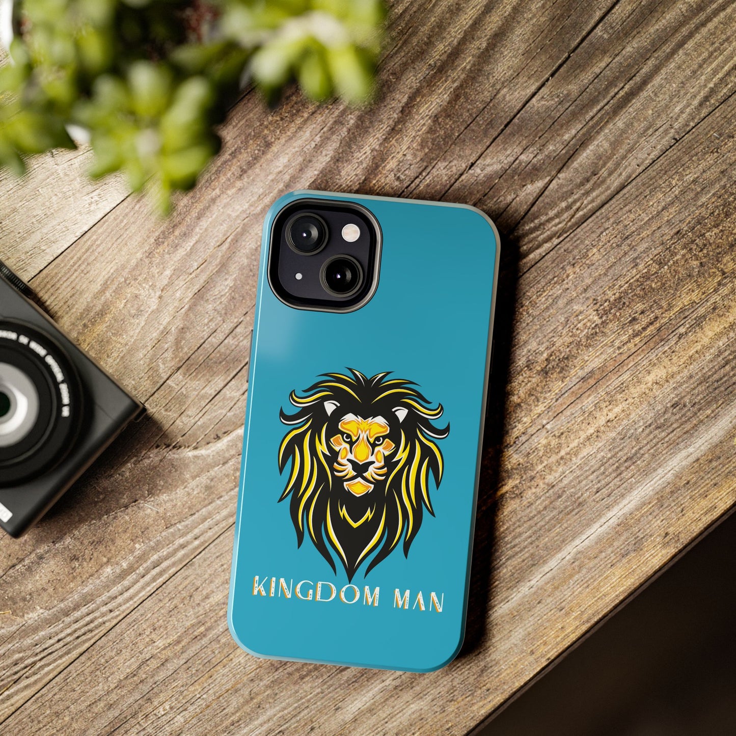 Kingdom Man (White-Gold Label) Tough Phone Case TURQUOISE