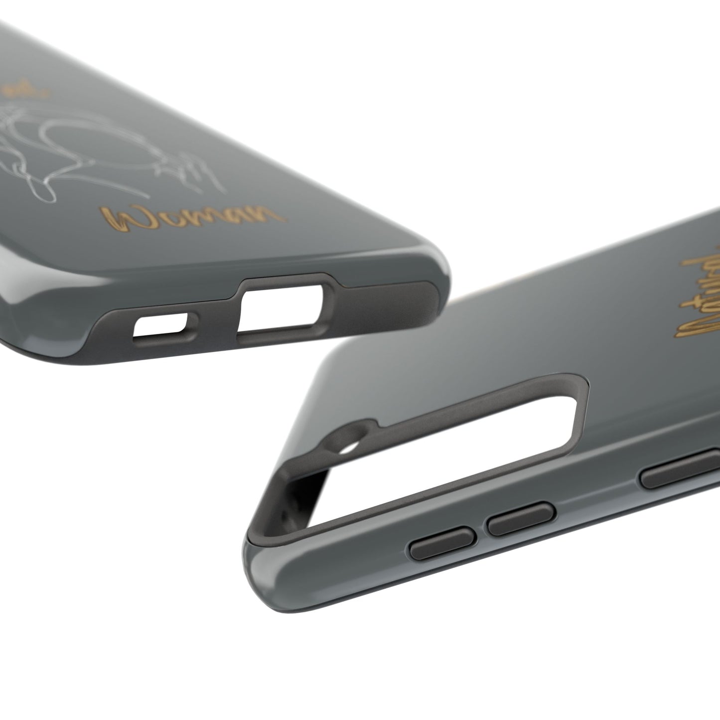 Natural Woman Towel Wrapped (WL)Tough Phone Cases DARK GREY