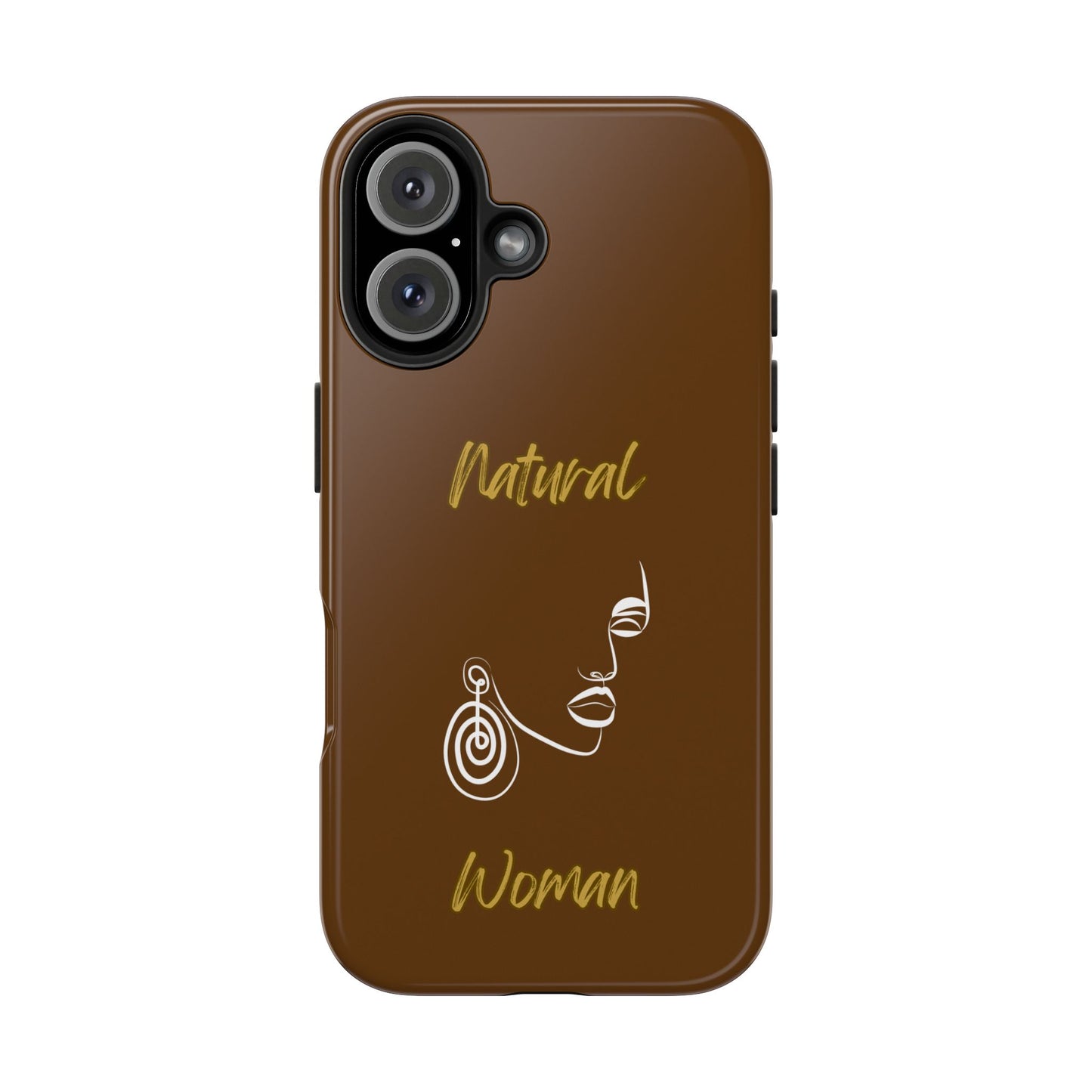 Natural Woman Music In My Soul (WL)Tough Phone Cases BROWN