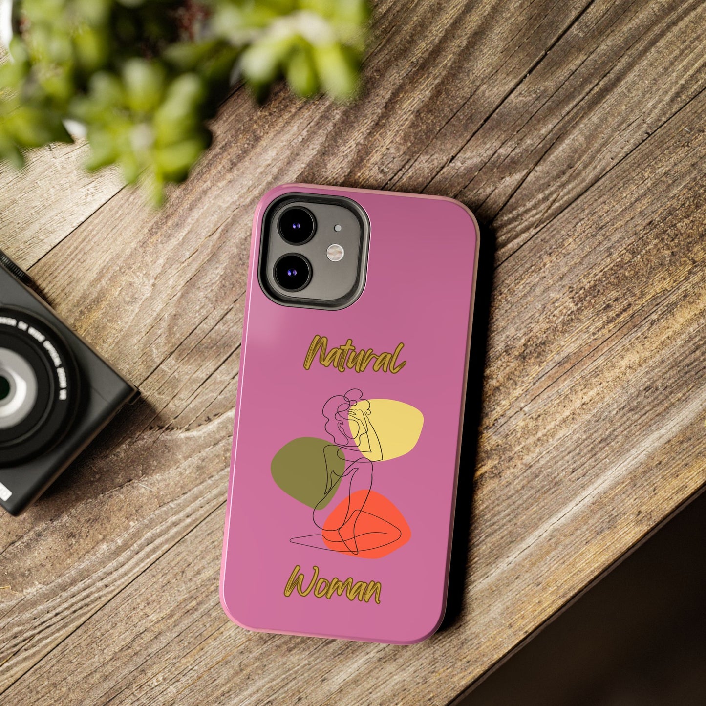 Natural Woman Colorful Pose (BL)Tough Phone Cases LIGHT PINK