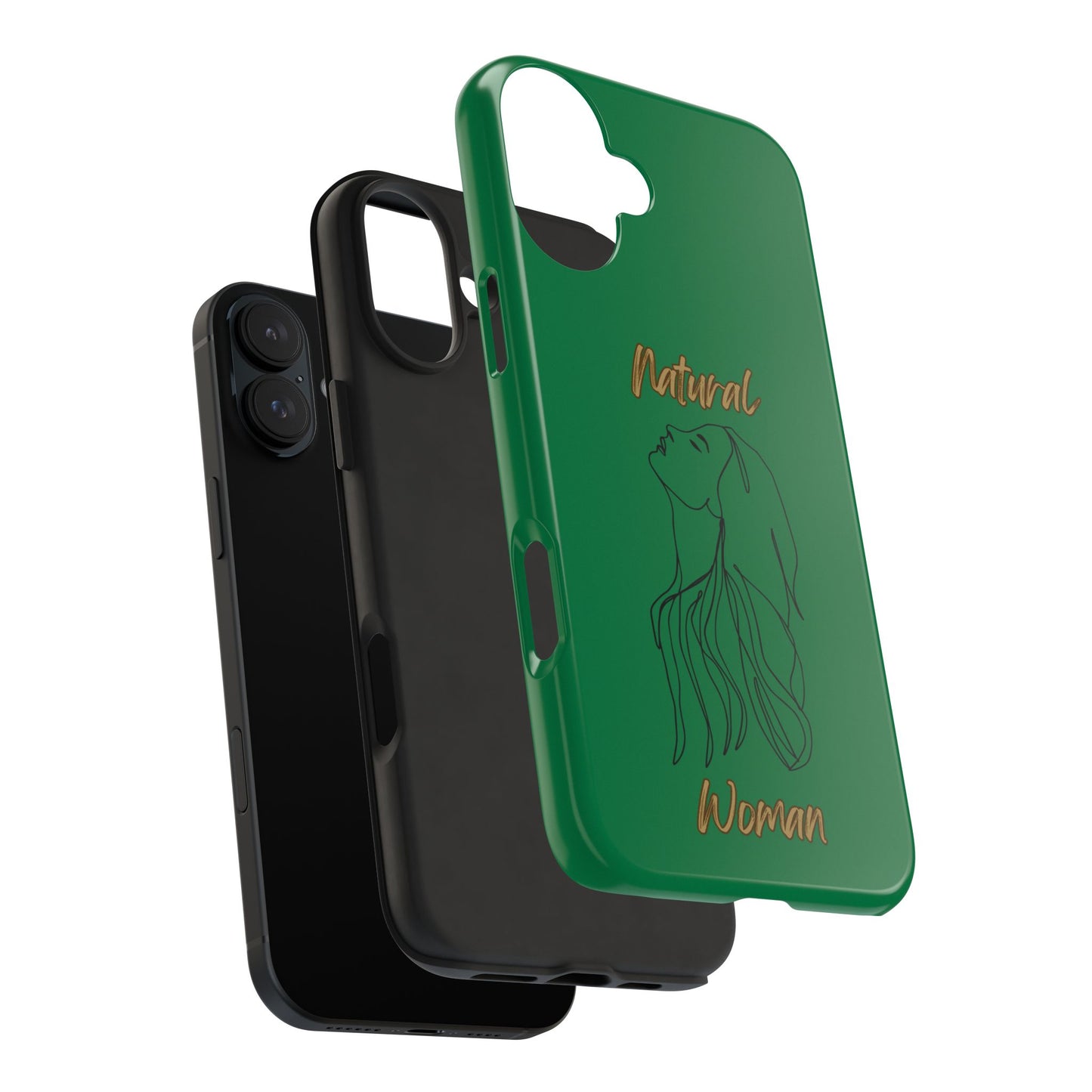 Natural Woman Appreciation (BL) Tough Phone Cases DARK GREEN