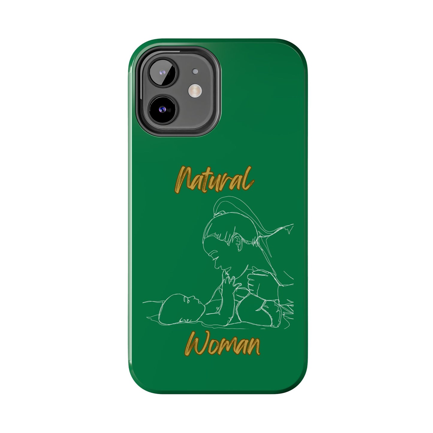 Natural Woman New Life (WL)Tough Phone Cases DARK GREEN