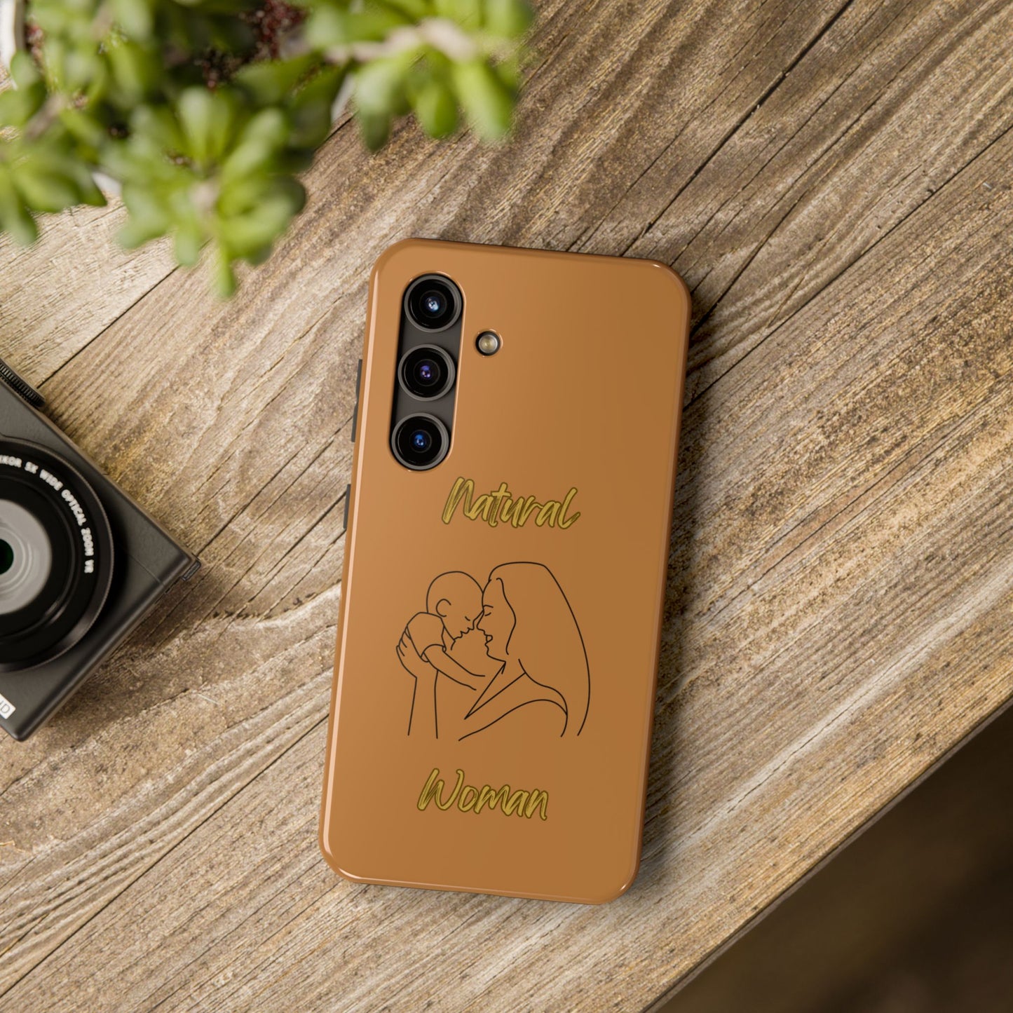 Natural Woman Joy (BL) Tough Phone Cases LIGHT BROWN
