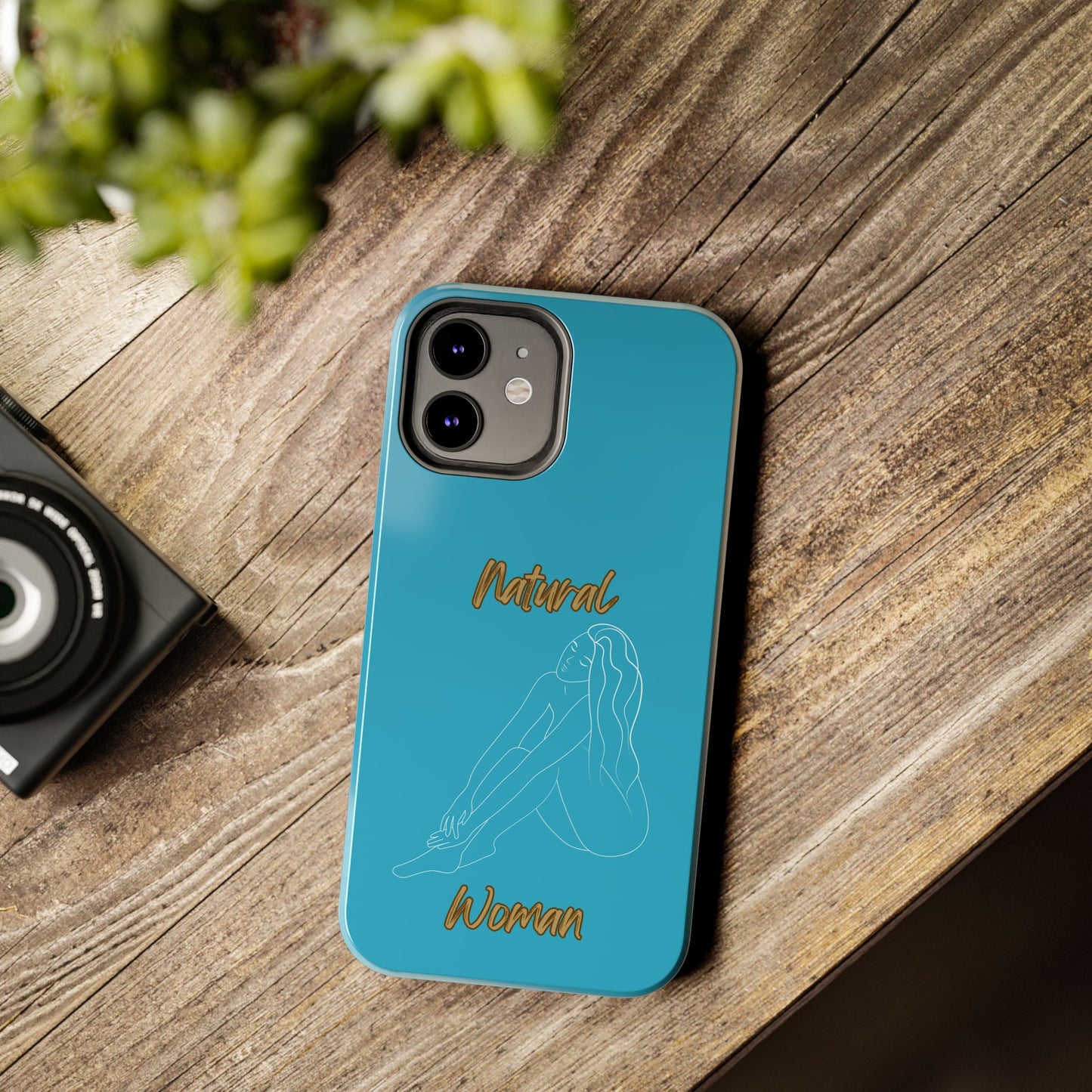 Natural Woman Beauty (WL) Tough Phone Cases TURQUOISE