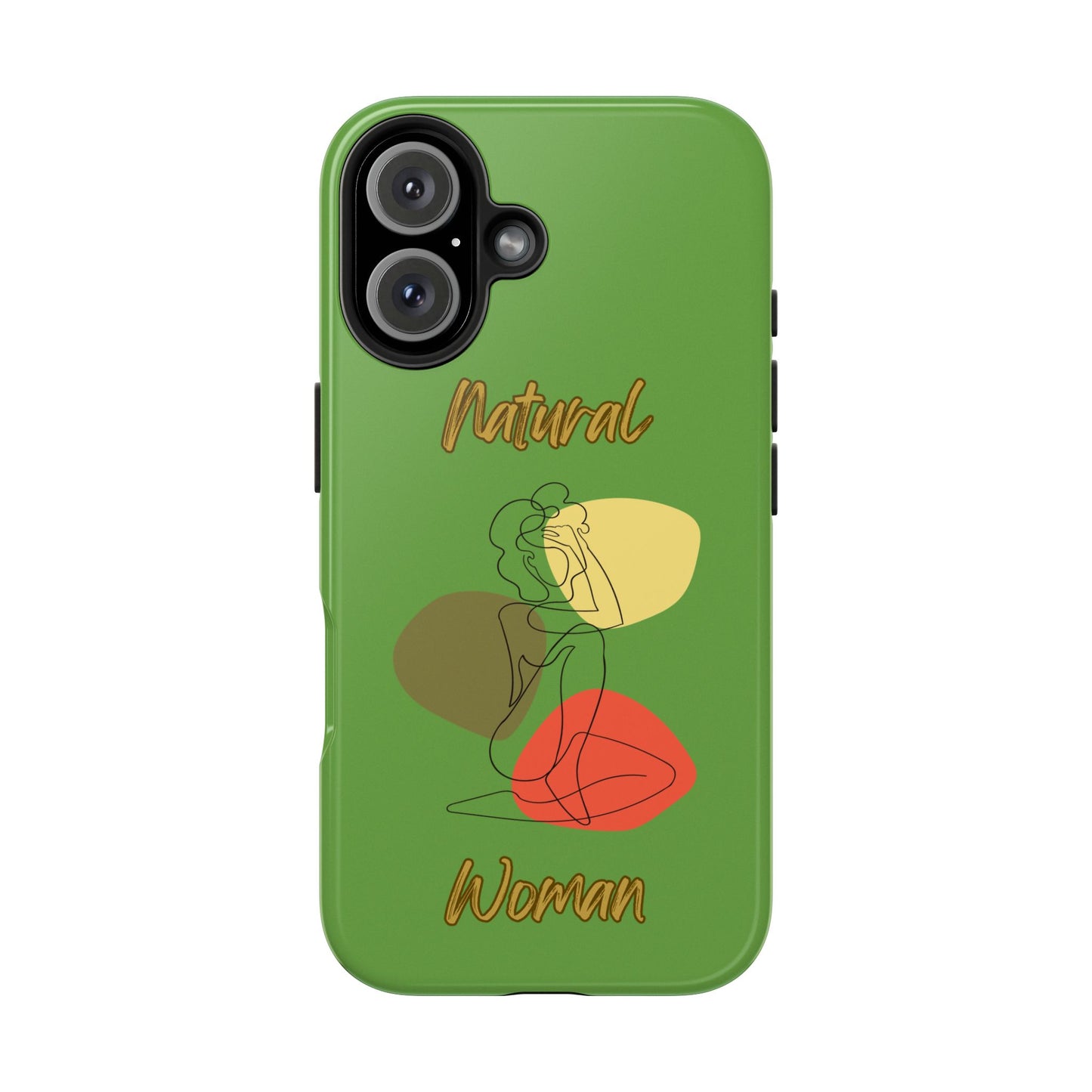 Natural Woman Colorful Pose (BL)Tough Phone Cases GREEN