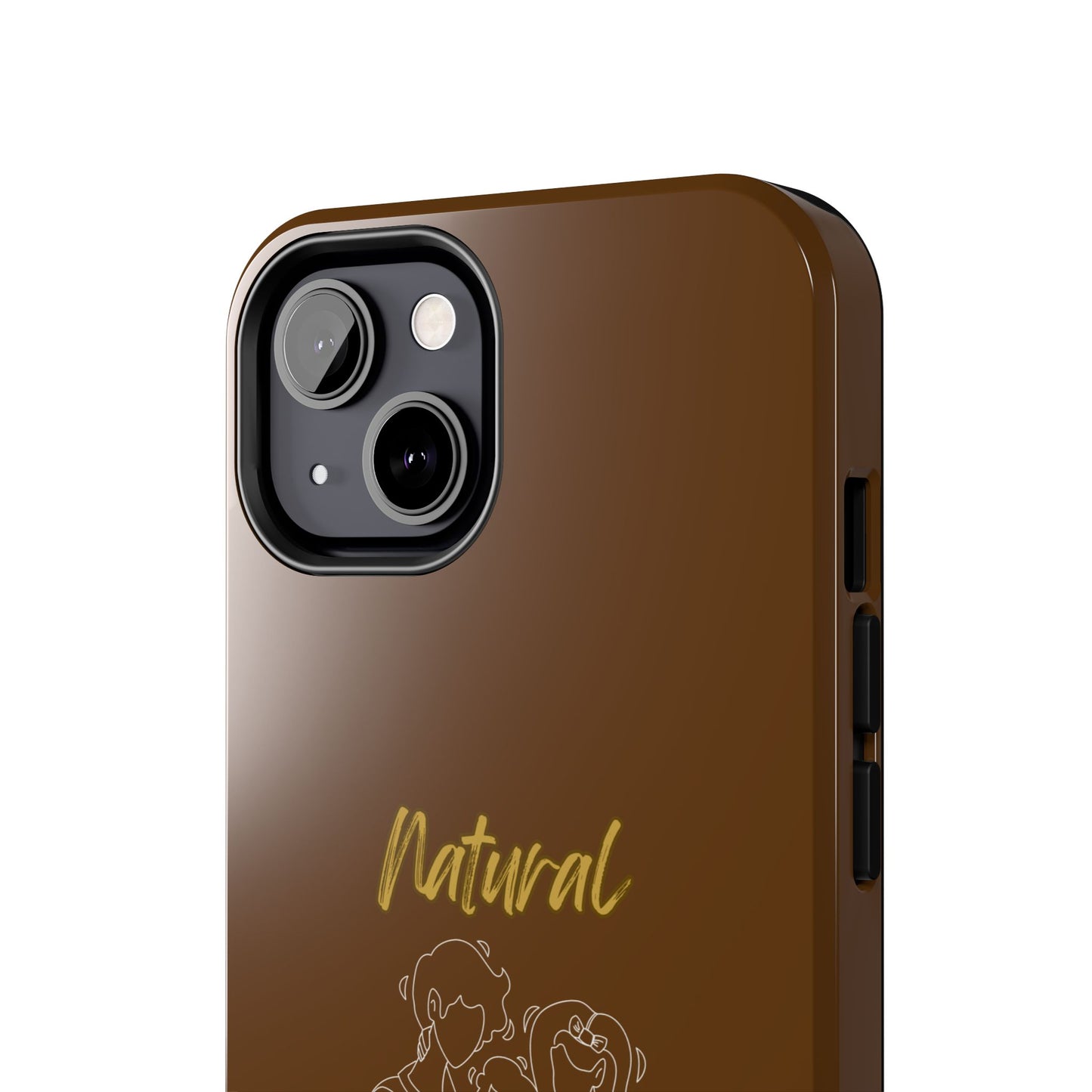 Natural Woman Bear Hugs (WL) Tough Phone Cases BROWN
