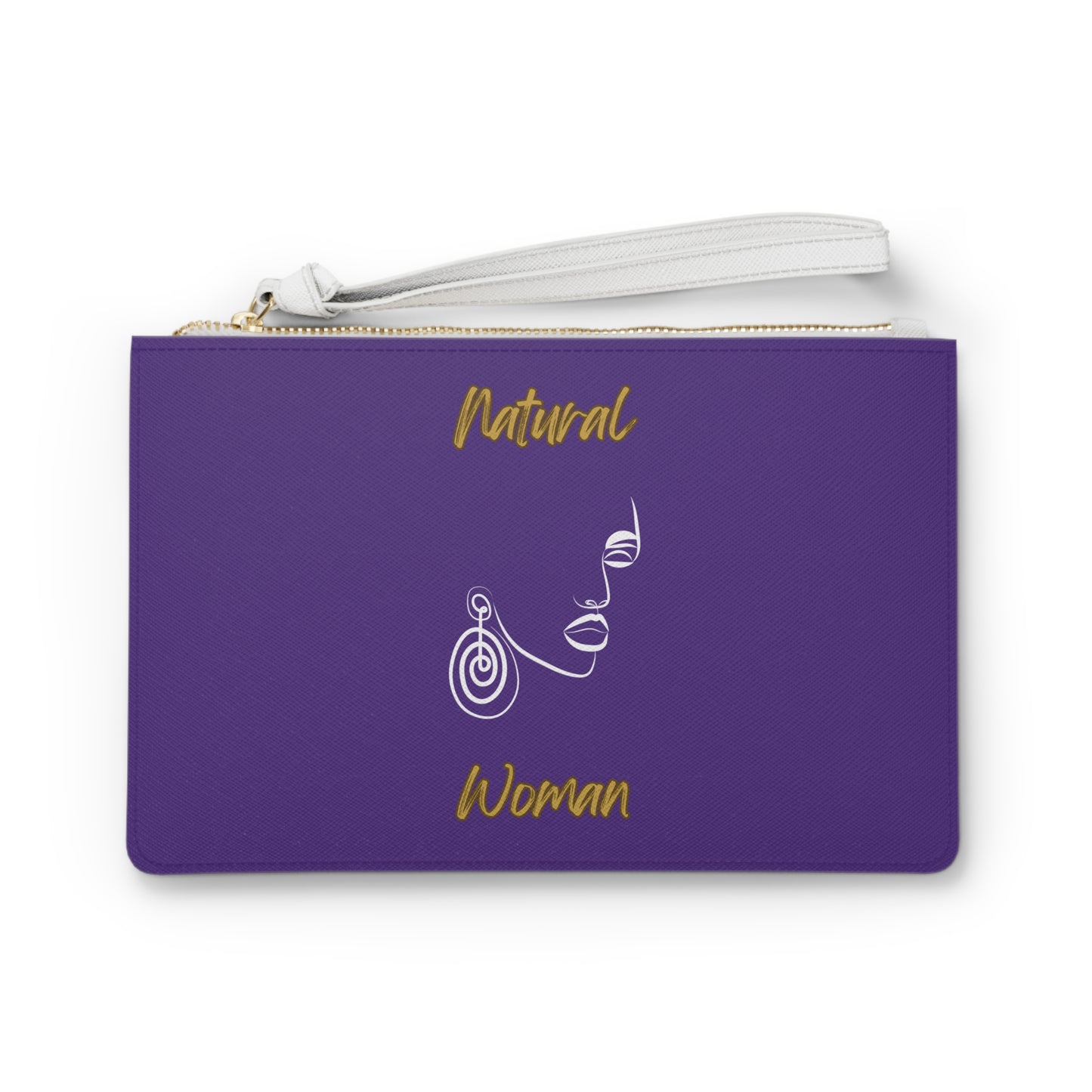 Natural Woman Music In My Soul (WL) Clutch Bag PURPLE