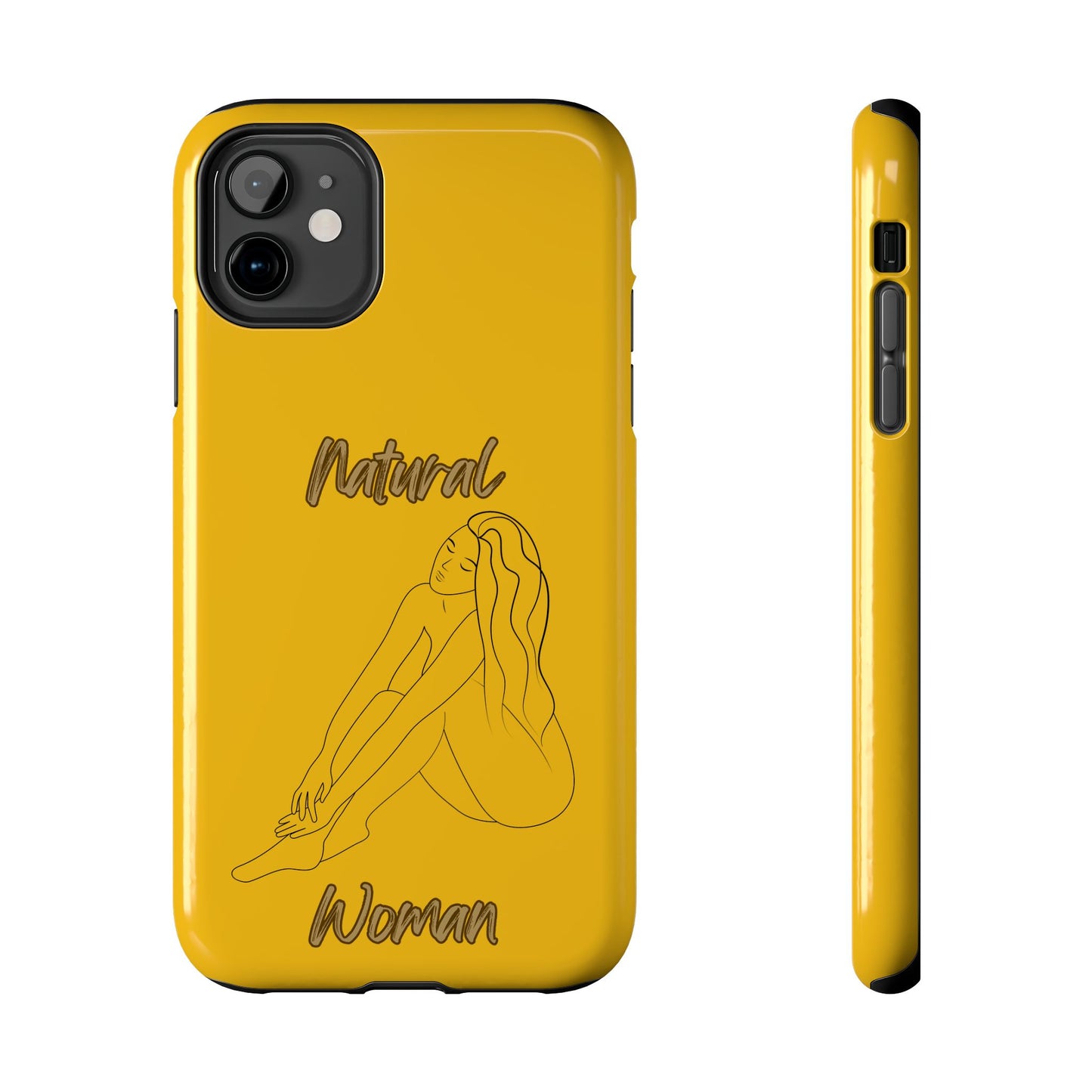 Natural Woman Beauty (BL) Tough Phone Cases YELLOW
