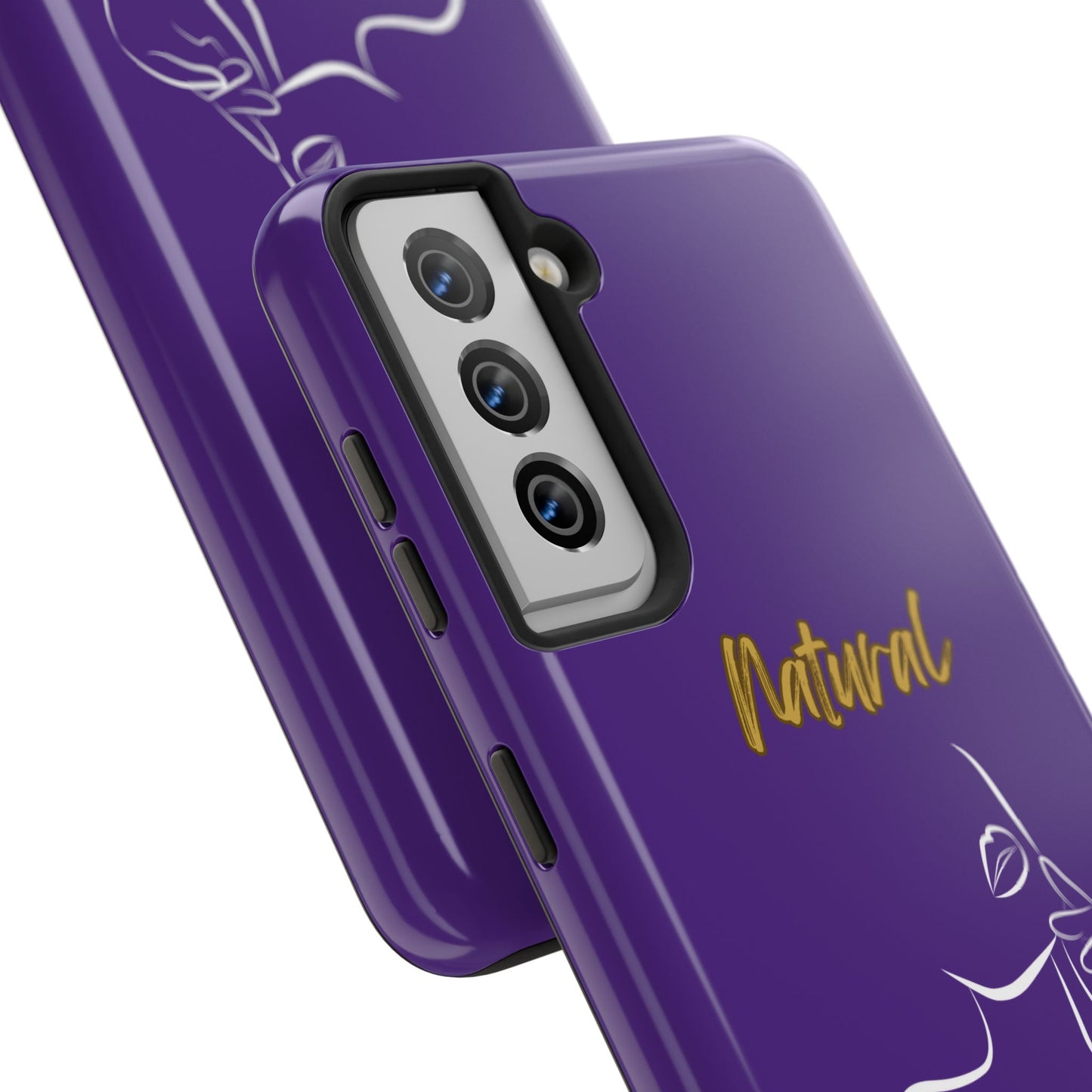 Natural Woman Chin Up (WL)Tough Phone Cases PURPLE