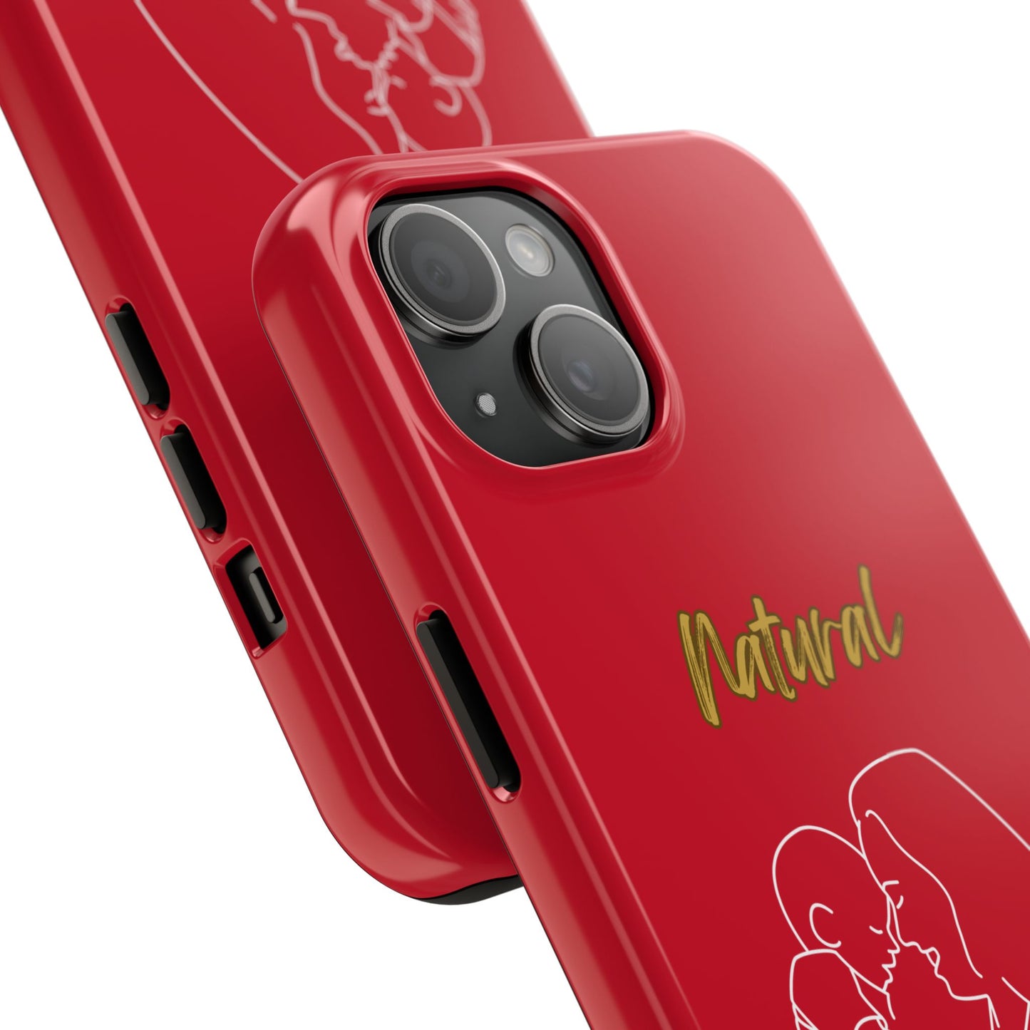 Natural Woman Joy (WL) Tough Phone Cases DARK RED