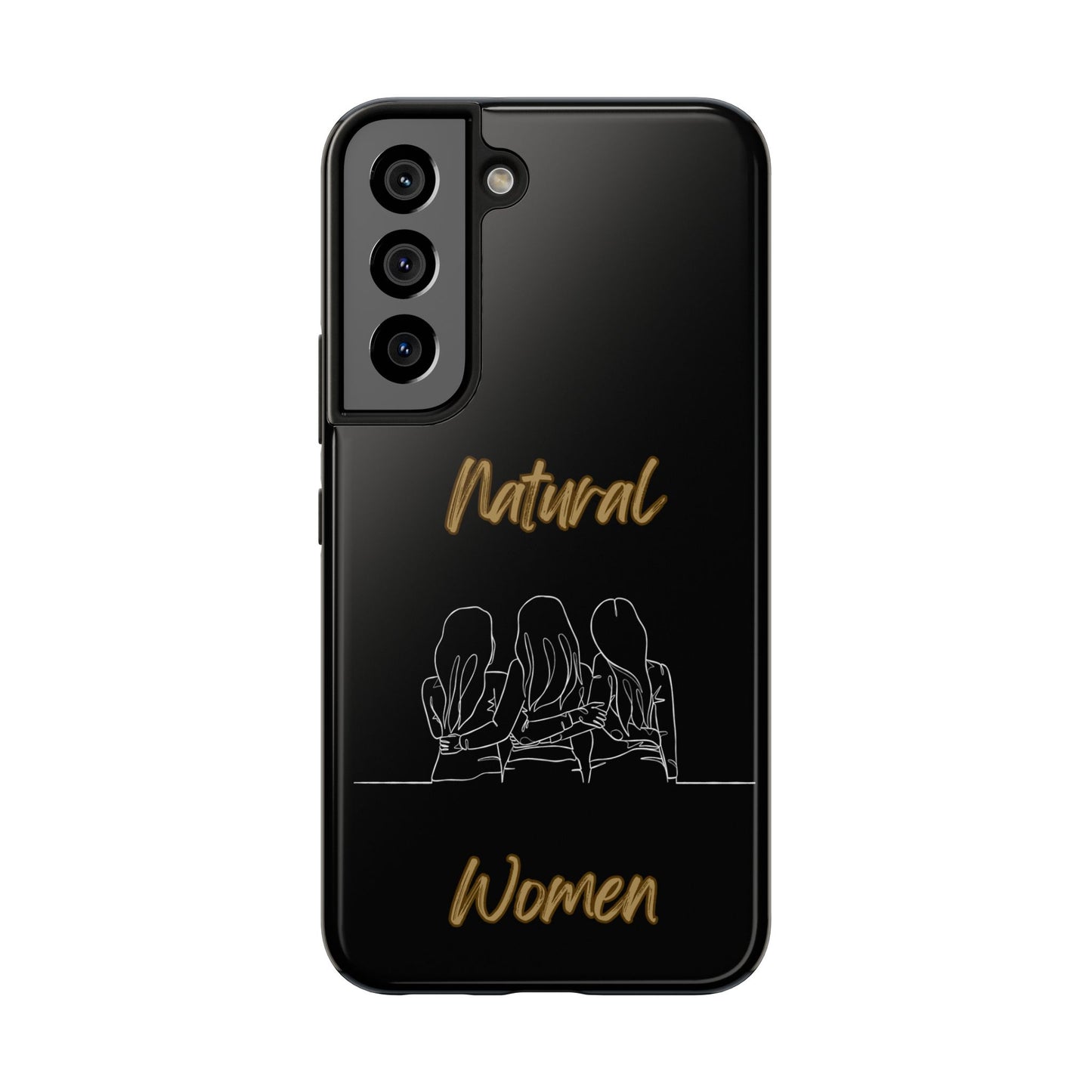 Natural Woman Loving Friends (WL) Tough Phone Cases BLACK