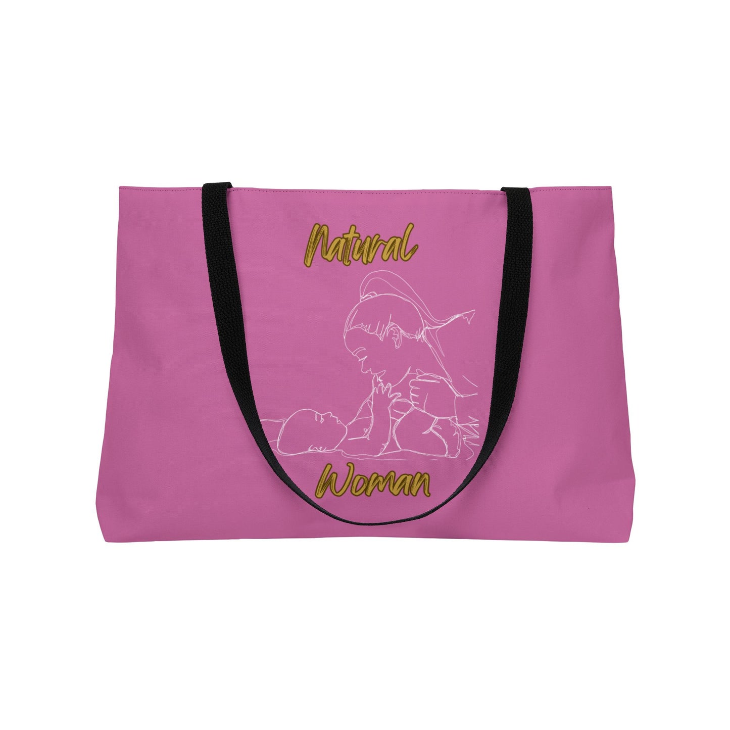 Natural Woman New Life (WL) Weekender Tote Bag LIGHT PINK