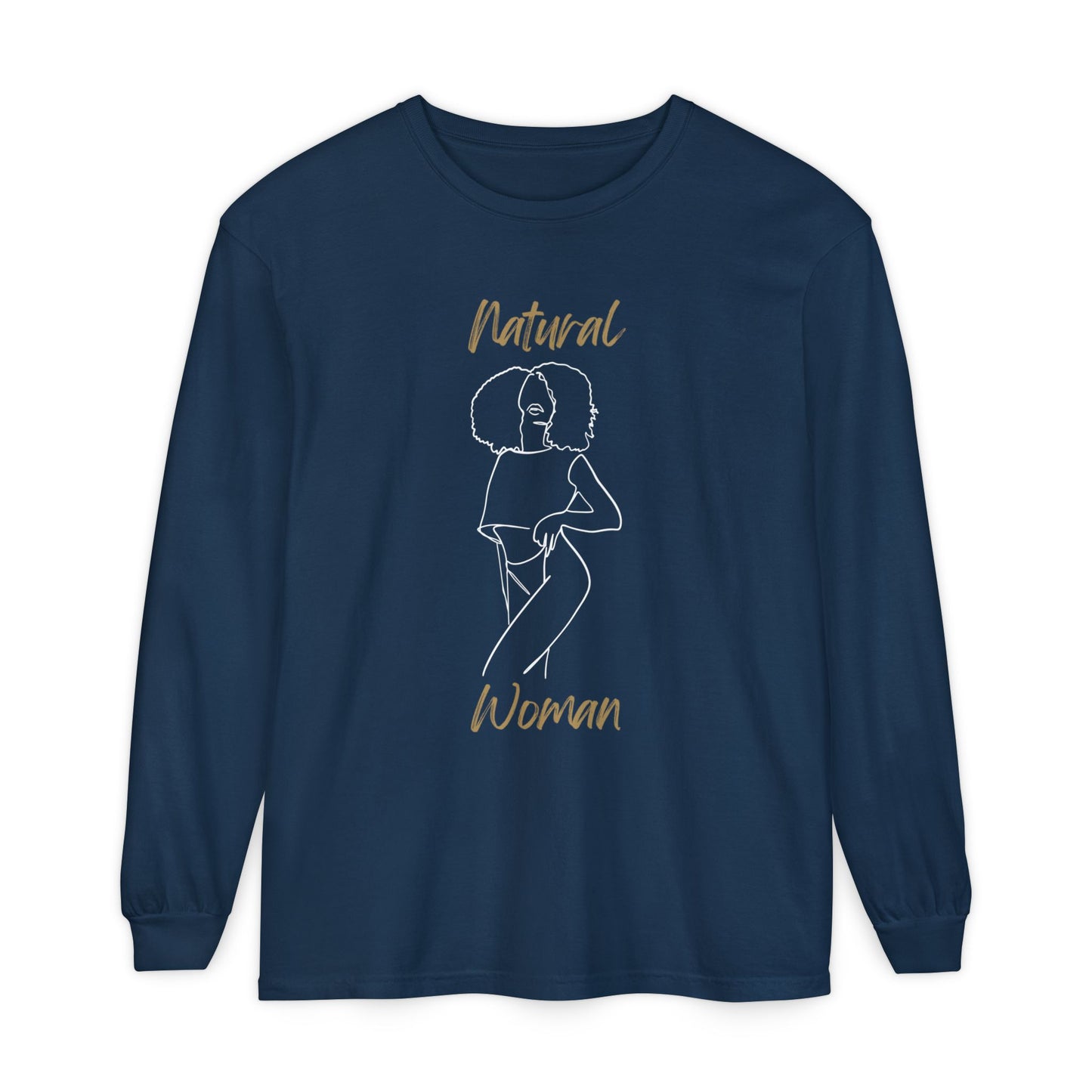 Natural Woman Pose (WL) Long Sleeve T-Shirt