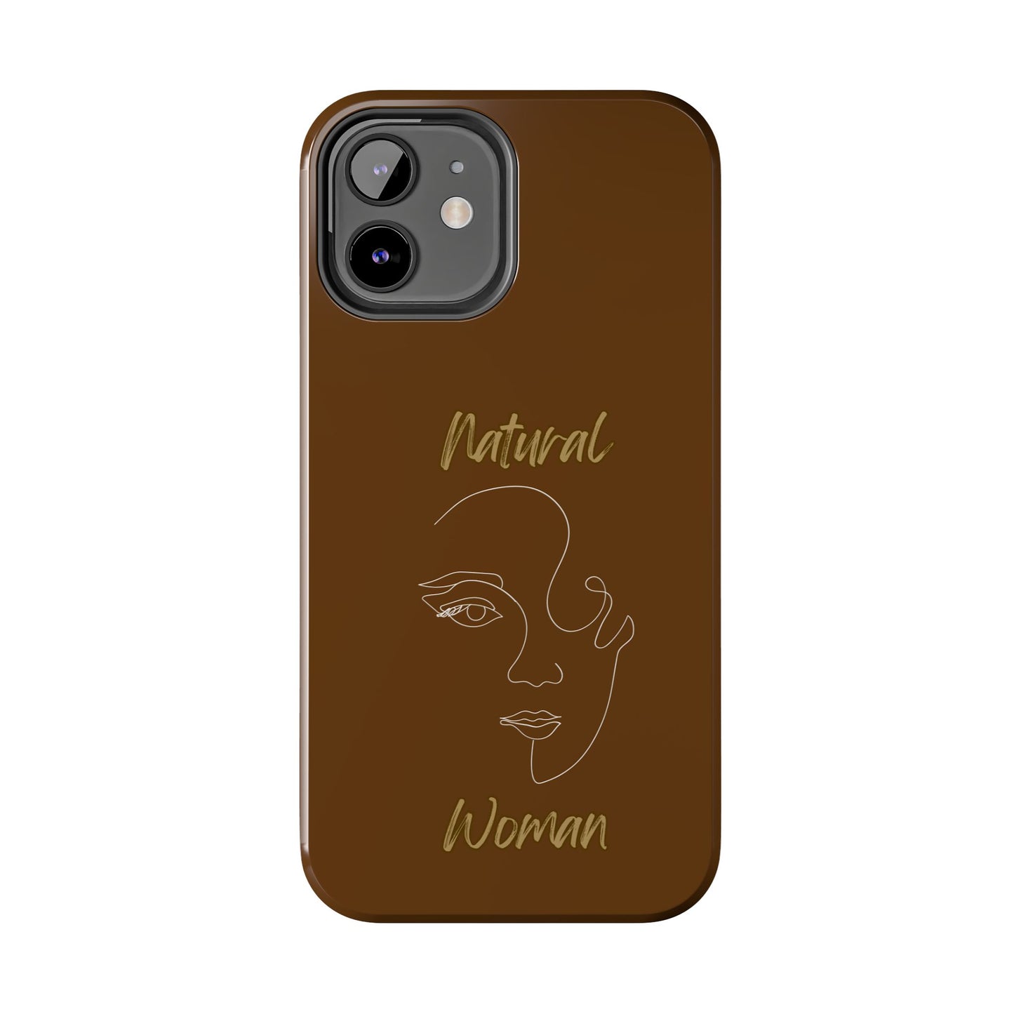 Natural Woman Looking (WL) Tough Phone Cases BROWN