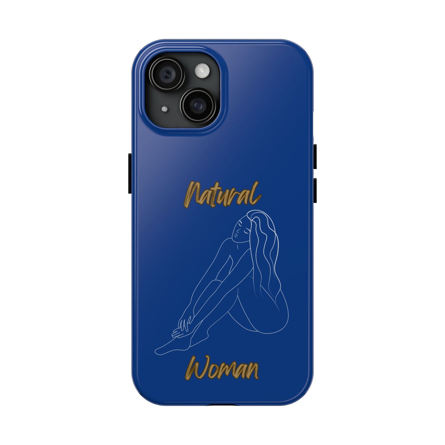 Natural Woman Beauty (WL) Tough Phone Cases DARK BLUE