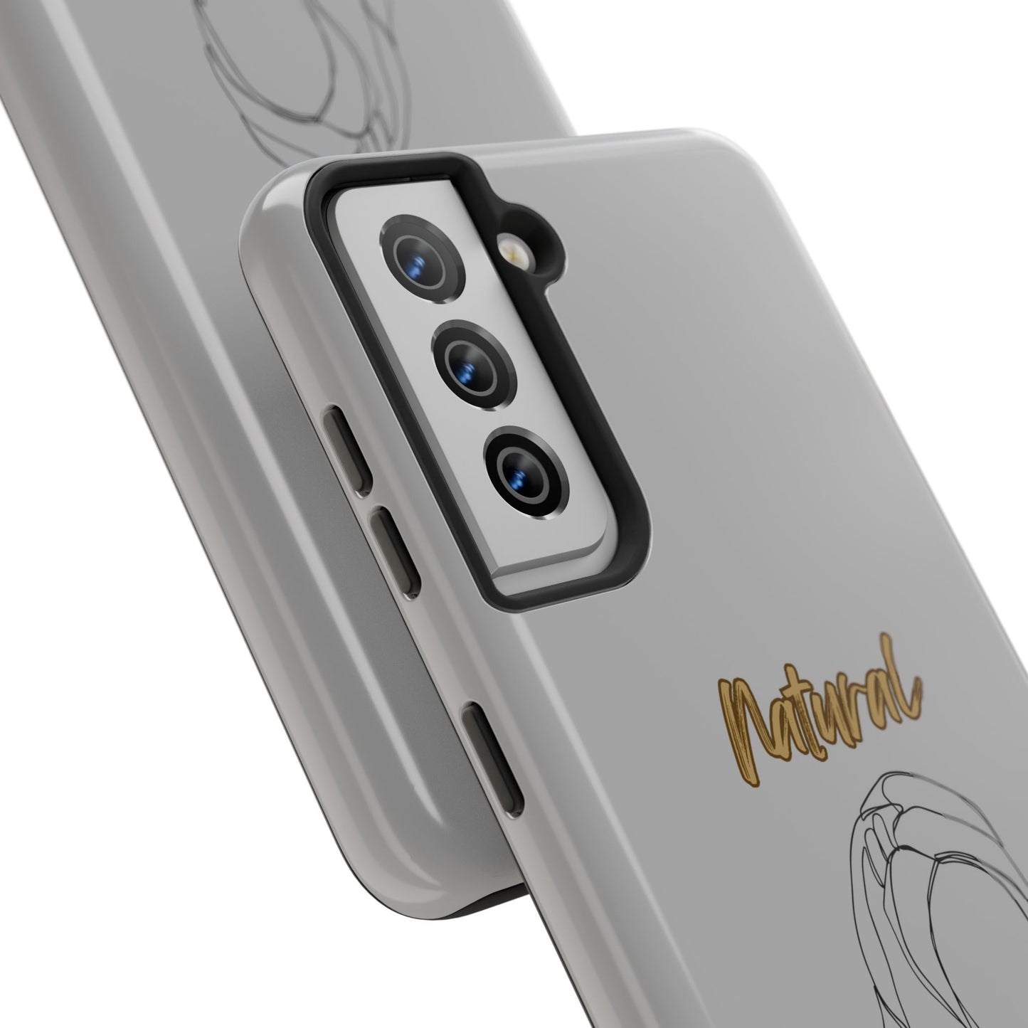 Natural Woman Towel Wrapped (BL)Tough Phone Cases LIGHT GREY