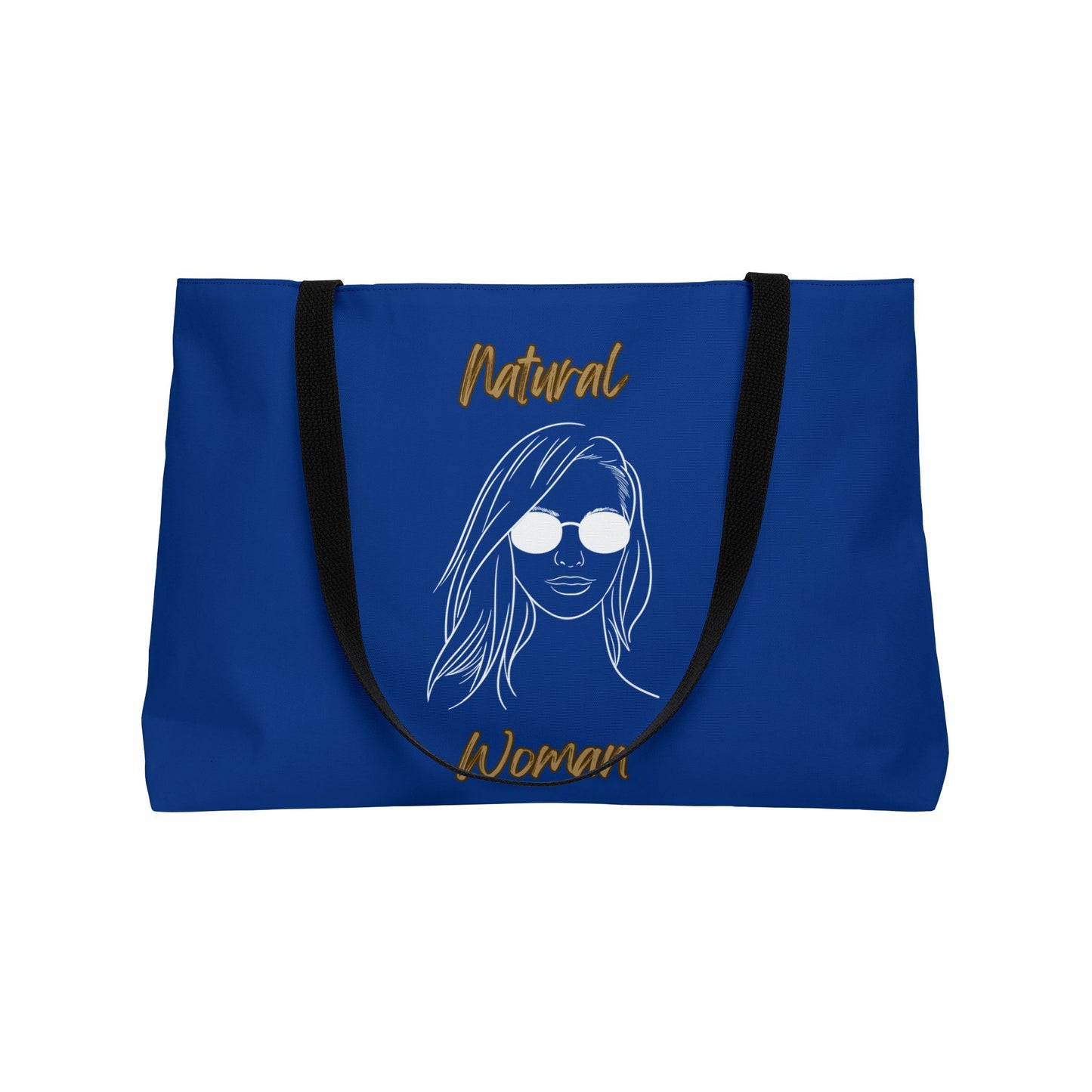 Natural Woman Shades (WL) Weekender Tote Bag DARK BLUE