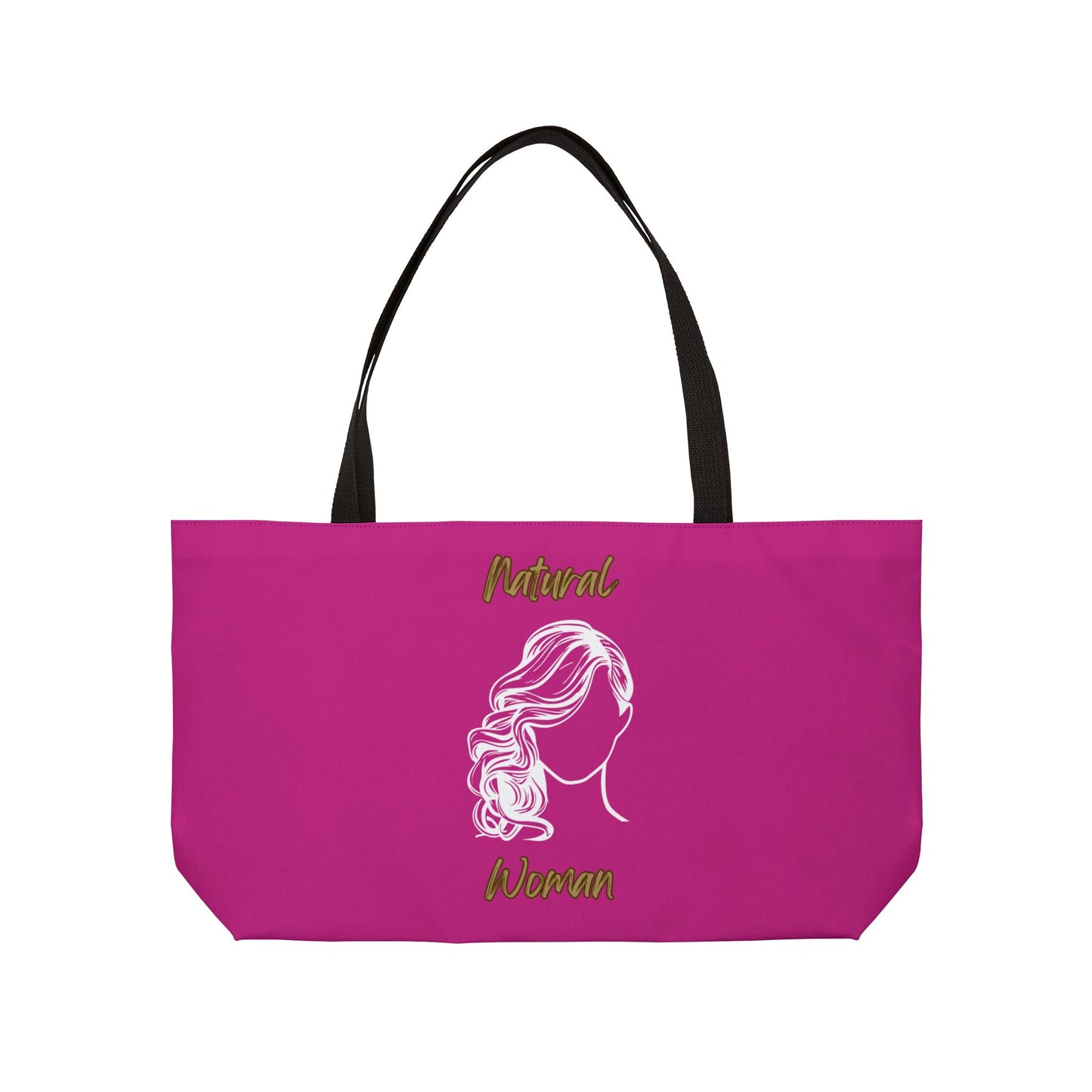 Natural Woman Long Curl (WL) Weekender Tote Bag PINK