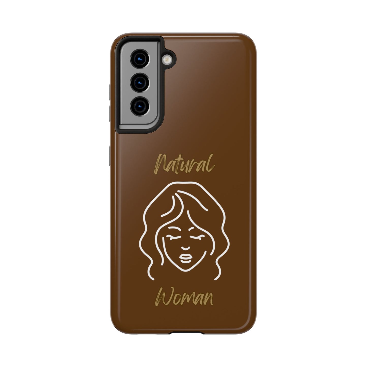 Natural Woman Modest (WL)Tough Phone Cases BROWN