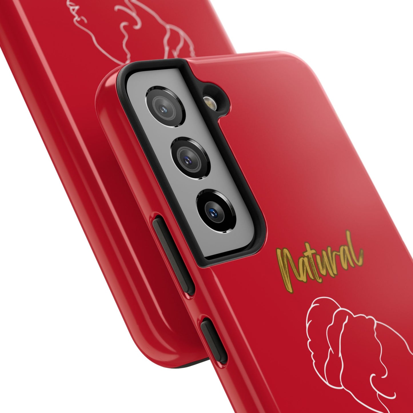 Natural Woman Mixed (WL)Tough Phone Cases DARK RED
